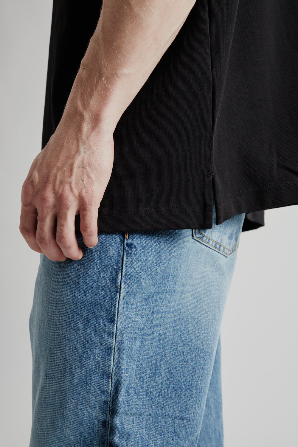 Frizmworks OG Double Rib Oversized Tee - Black | Wallace