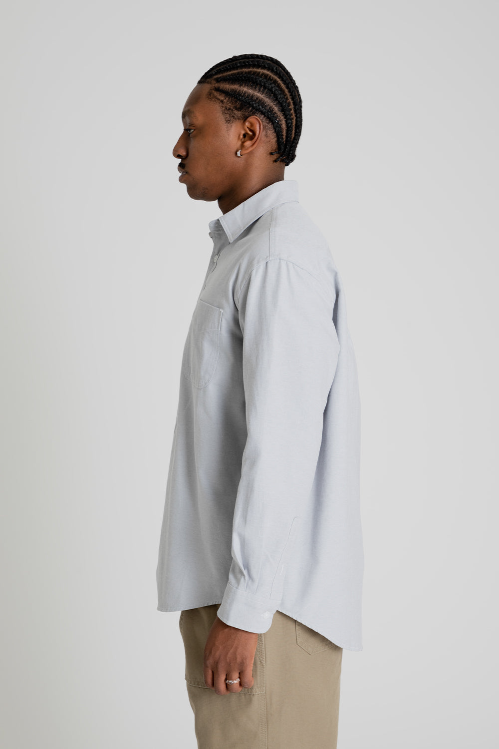 Frizmworks OG Oxford Oversized Shirt Gray Detail 03