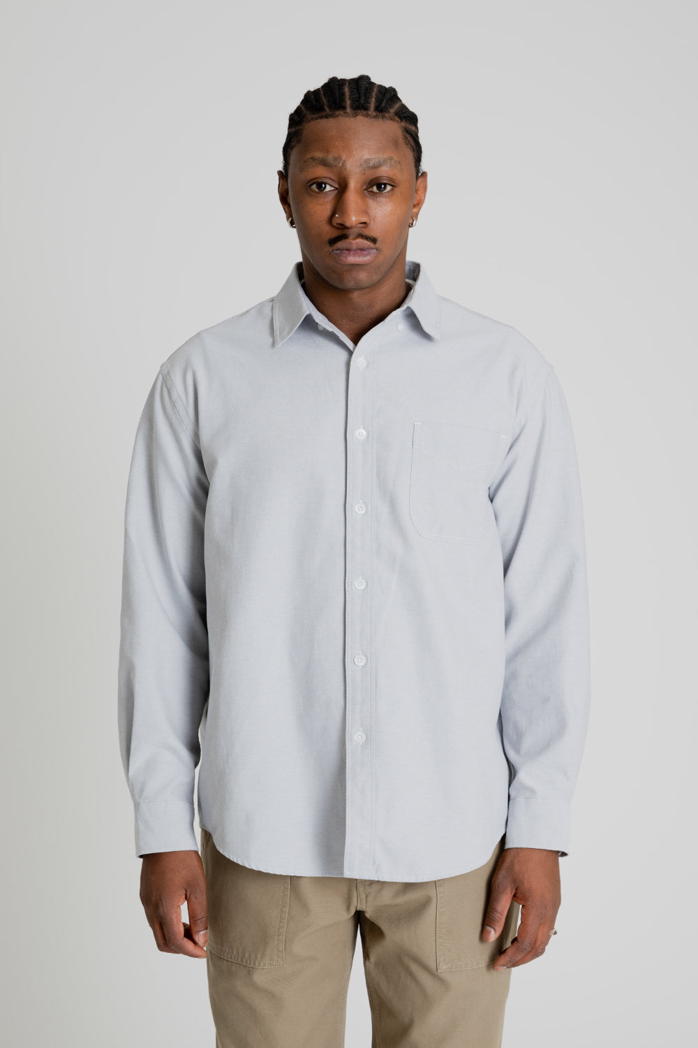 Frizmworks OG Oxford Oversized Shirt Gray Focus