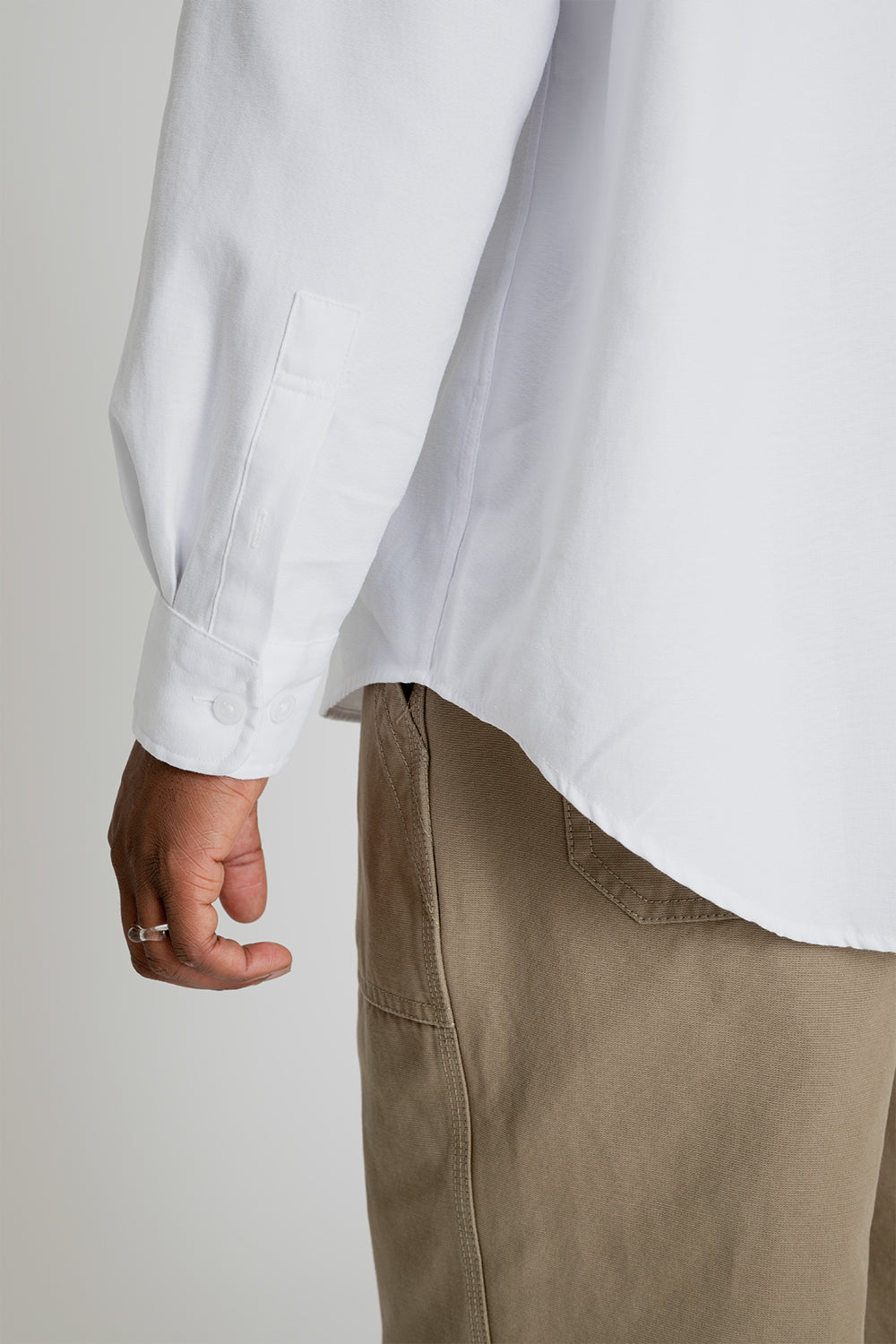 Frizmworks OG Oxford Oversized Shirt White Detail 04