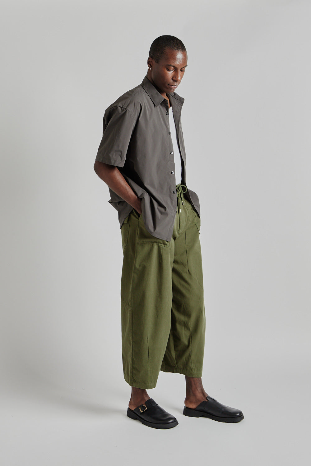 OG Double Rib Oversized Tee - Mud - Wallace Mercantile Shop
