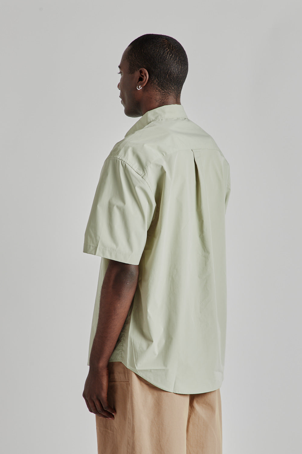 OG Poplin Oversized Shirt - Light Green