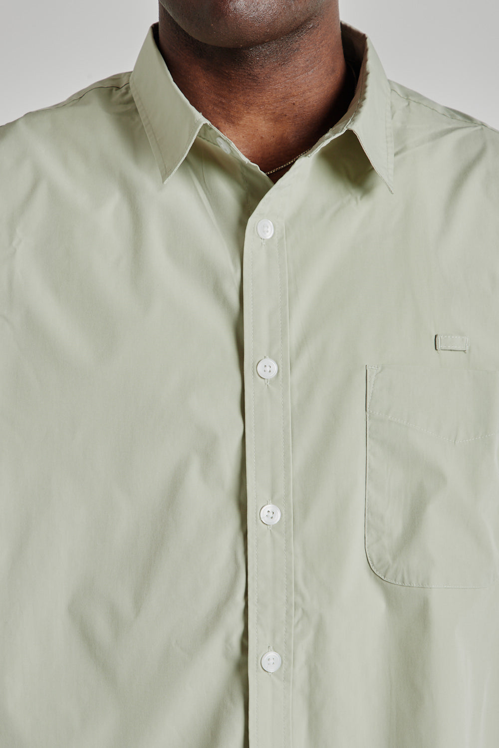 OG Poplin Oversized Shirt - Light Green