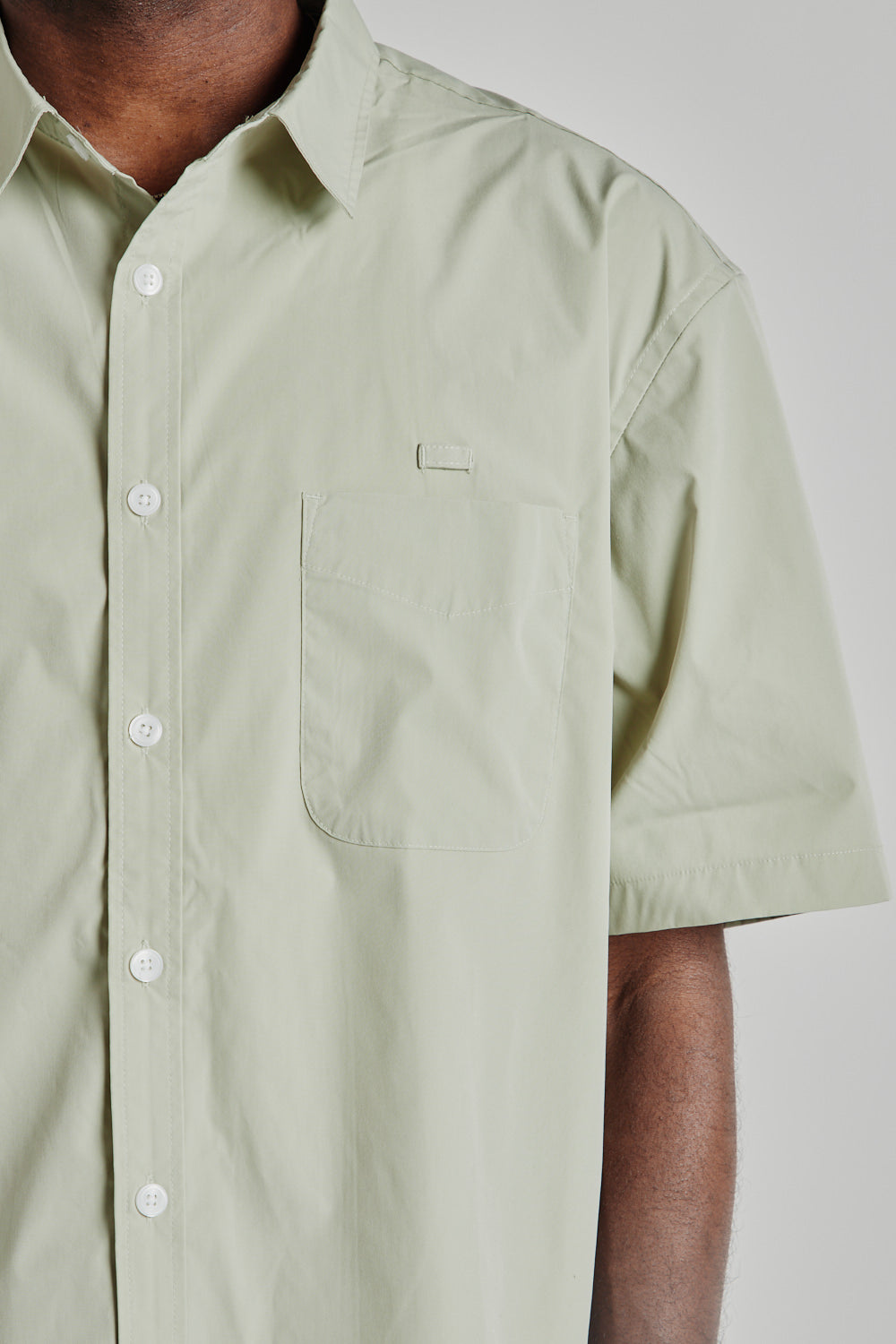 OG Poplin Oversized Shirt - Light Green