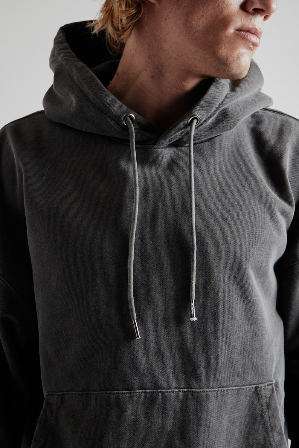 w*o様 OVY Pigment Damage Processing Hoodi Pigment Damage Processing P/O Hoodie (black) | OVY