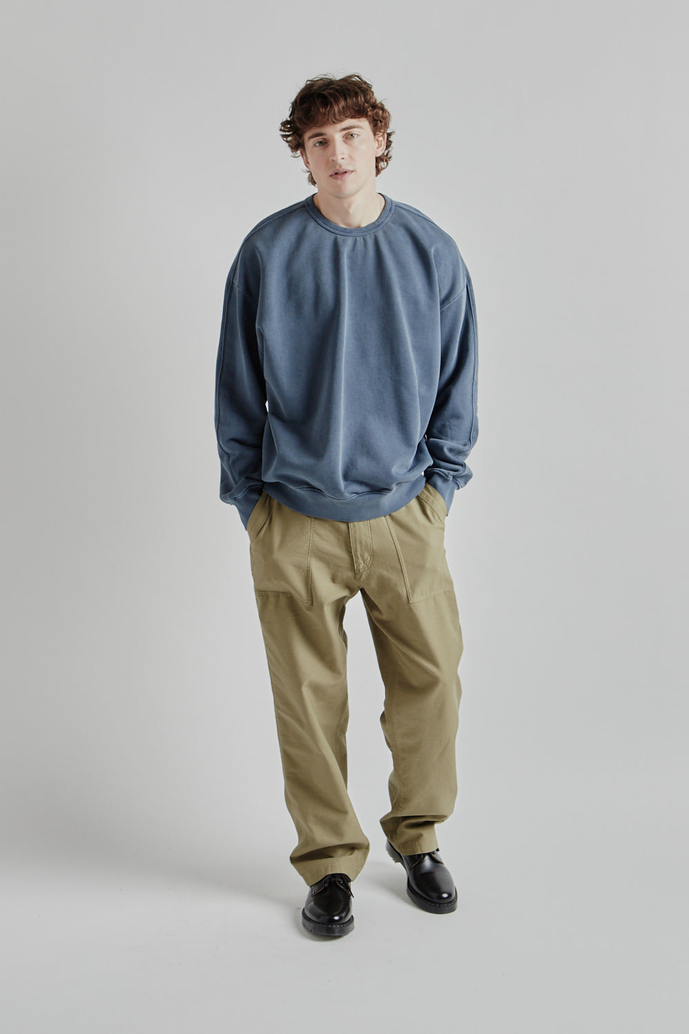 Frizmworks OG Pigment Dyeing Sweatshirt - Blue | Wallace Frizmworks OG Pigment Dyeing Sweatshirt - Blue | Wallace