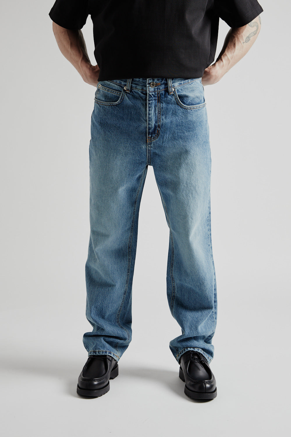 Frizmworks OG Wide Denim Pants - Light Blue | Wallace Mercantile Shop