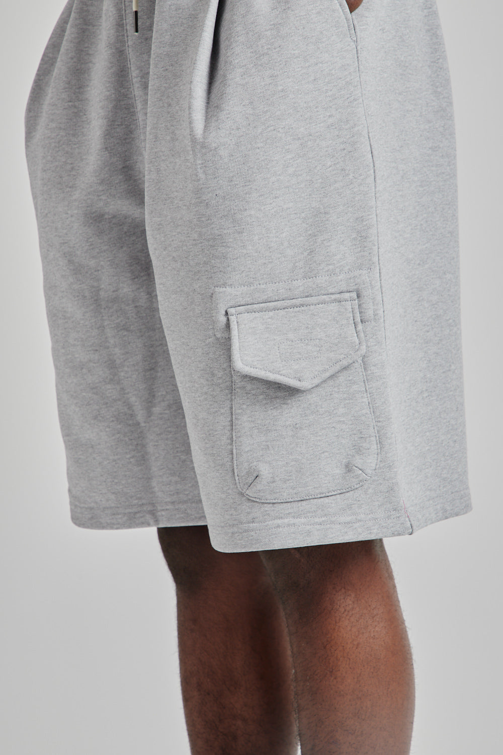 Pouch Pocket Sweat Shirts - Gray