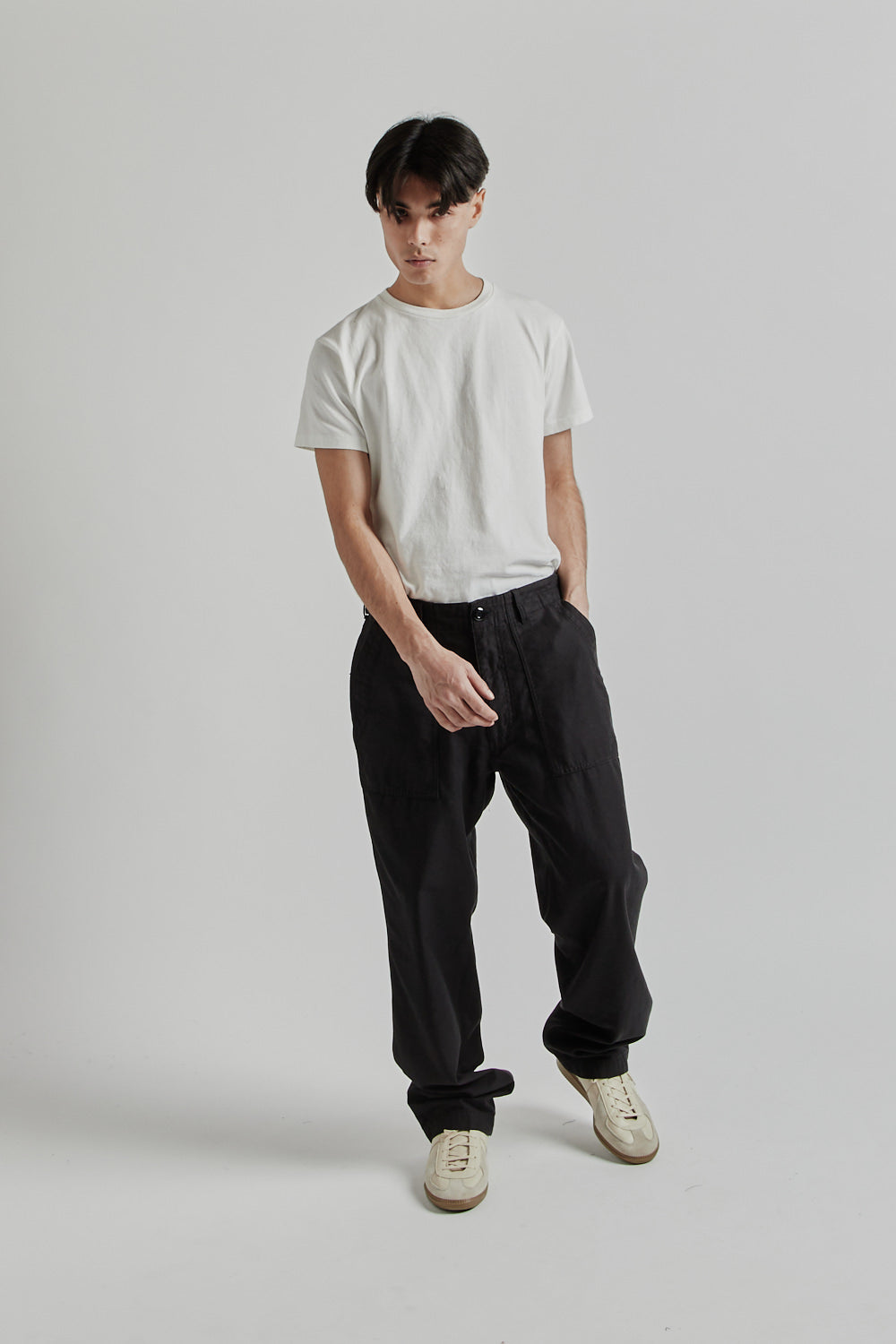 Frizmworks SS25 Back Satin Fatigue Pants Black 010