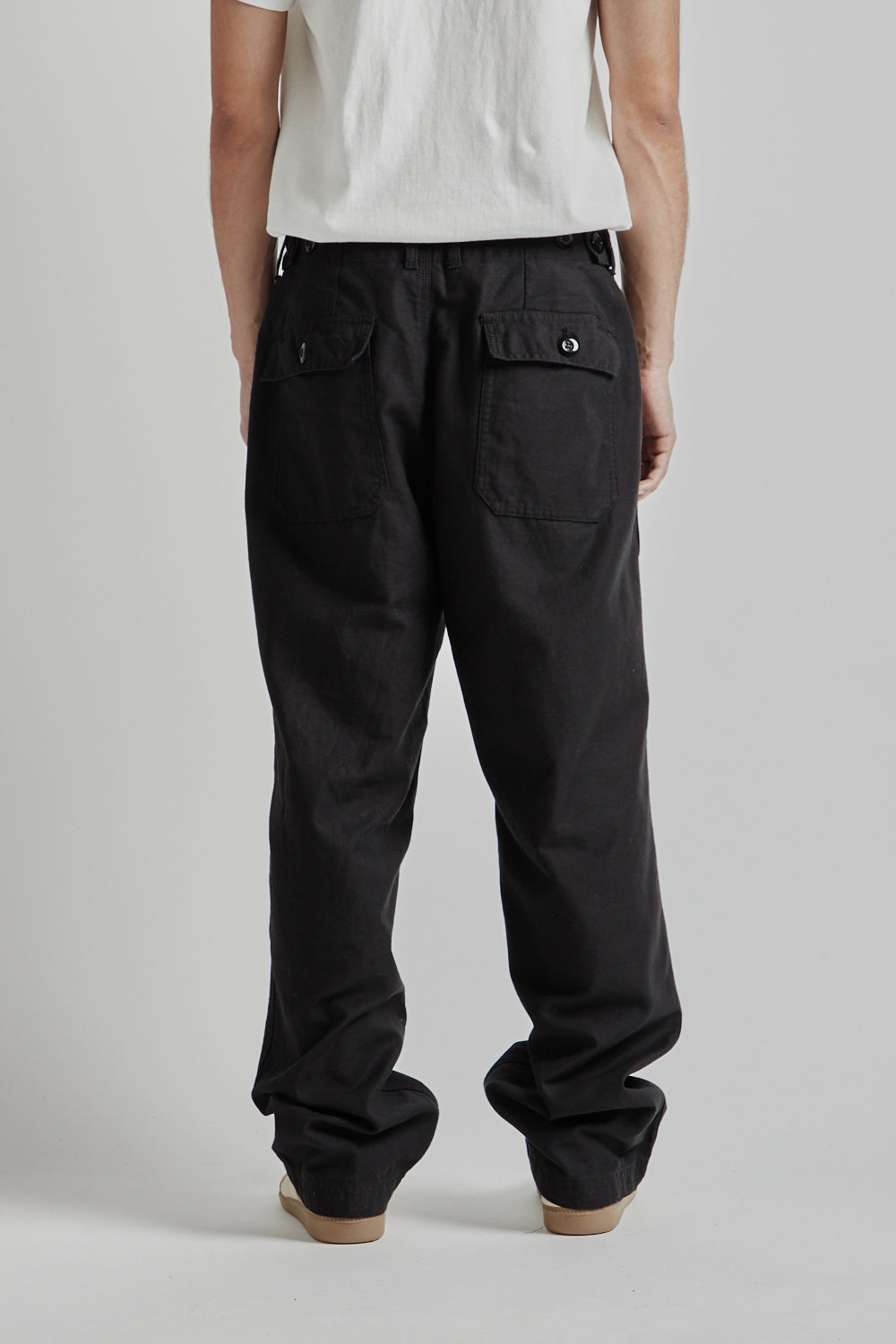 Frizmworks SS25 Back Satin Fatigue Pants Black 04