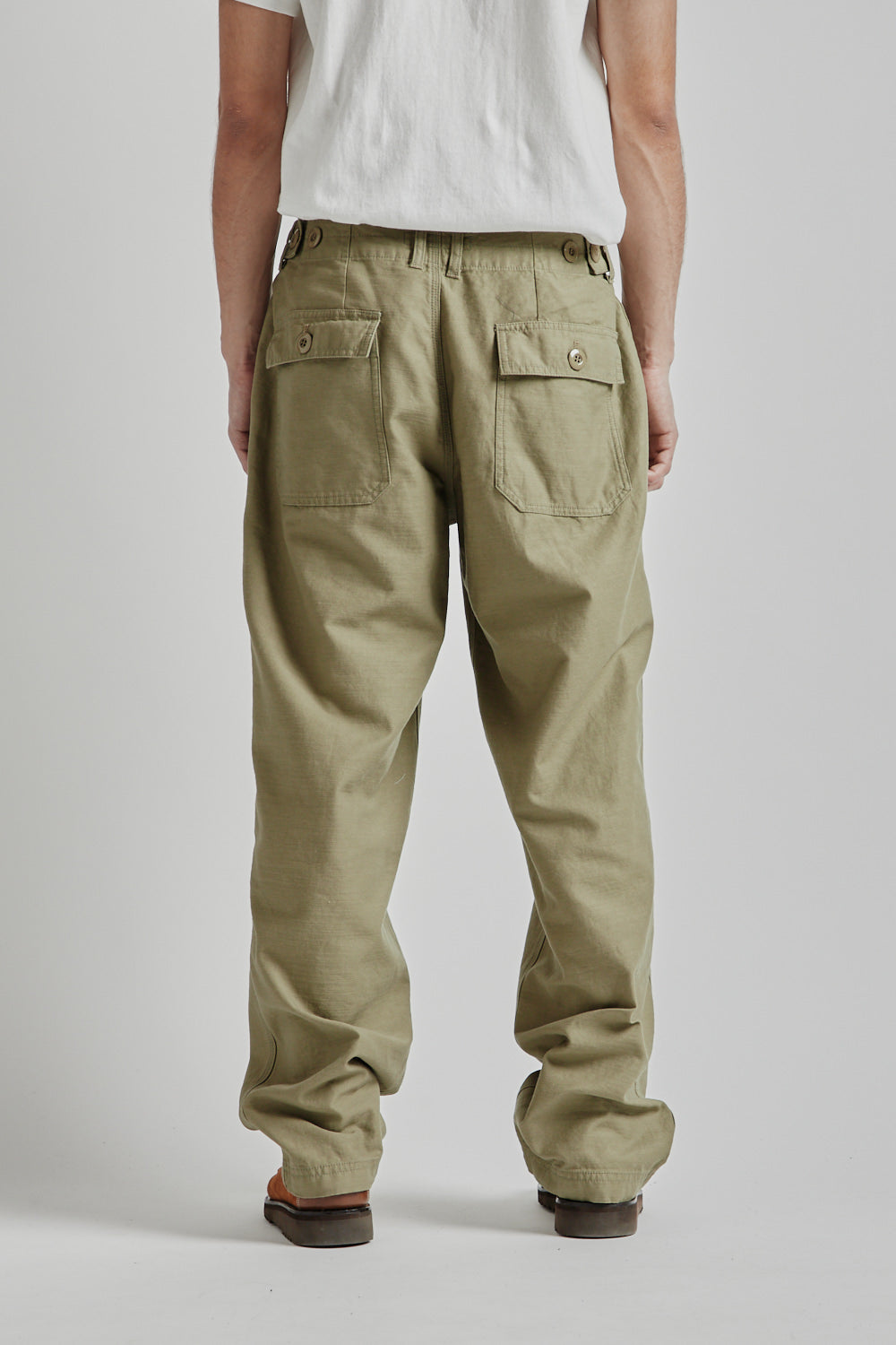 Frizmworks Back Satin Fatigue Pants - Khaki Beige | Wallace