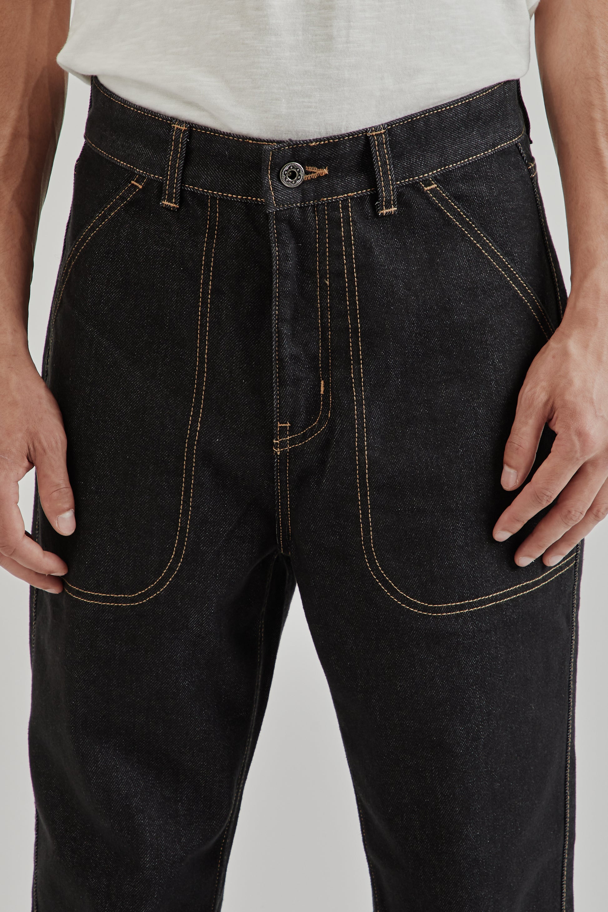 Frizmworks SS25 CP Wide Denim Pants Black 10