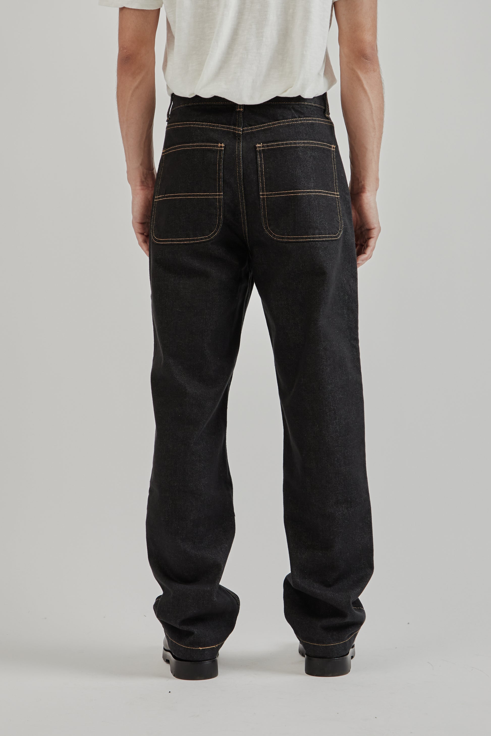 Frizmworks SS25 CP Wide Denim Pants Black 4