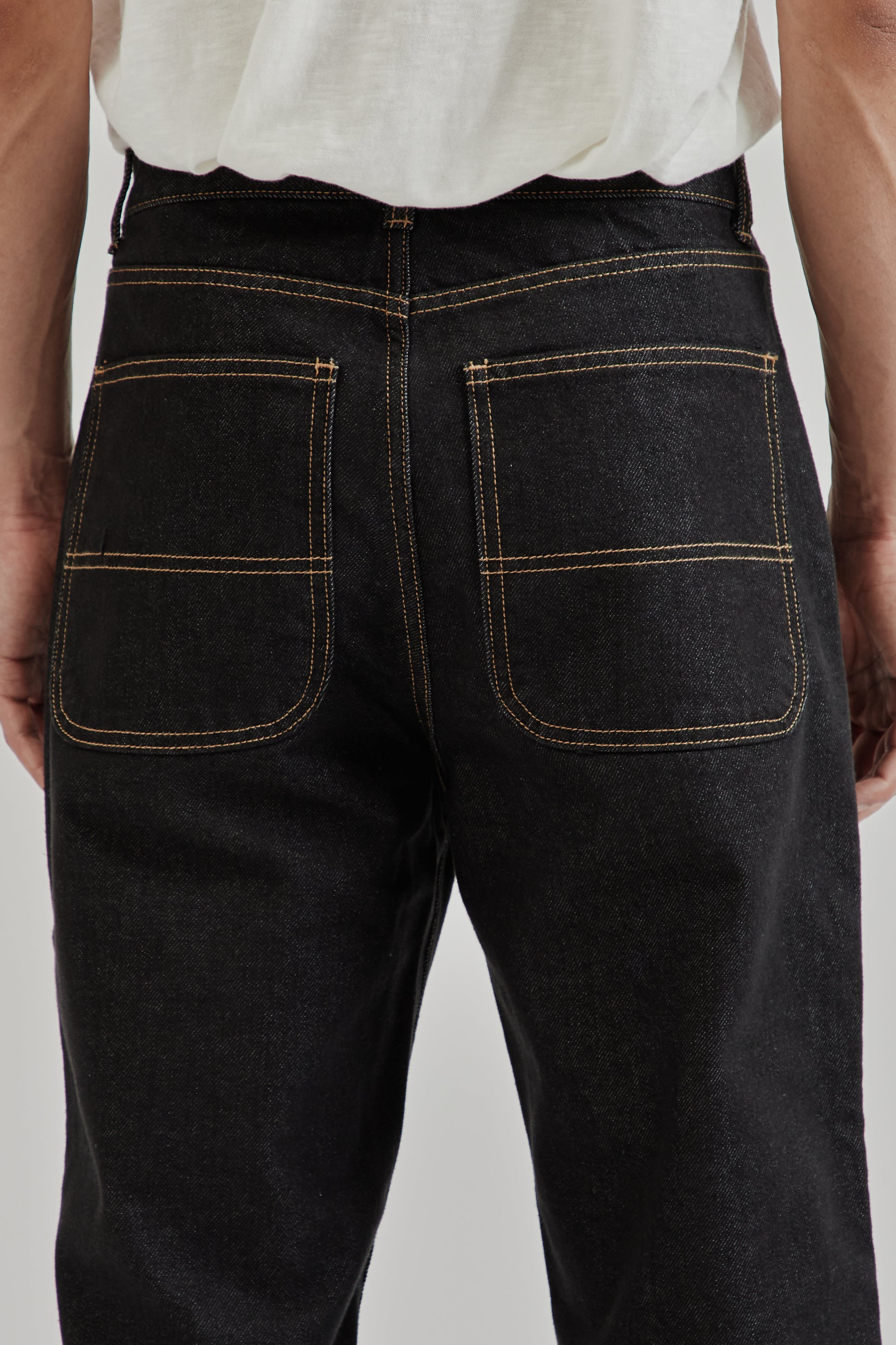 Frizmworks SS25 CP Wide Denim Pants Black 5