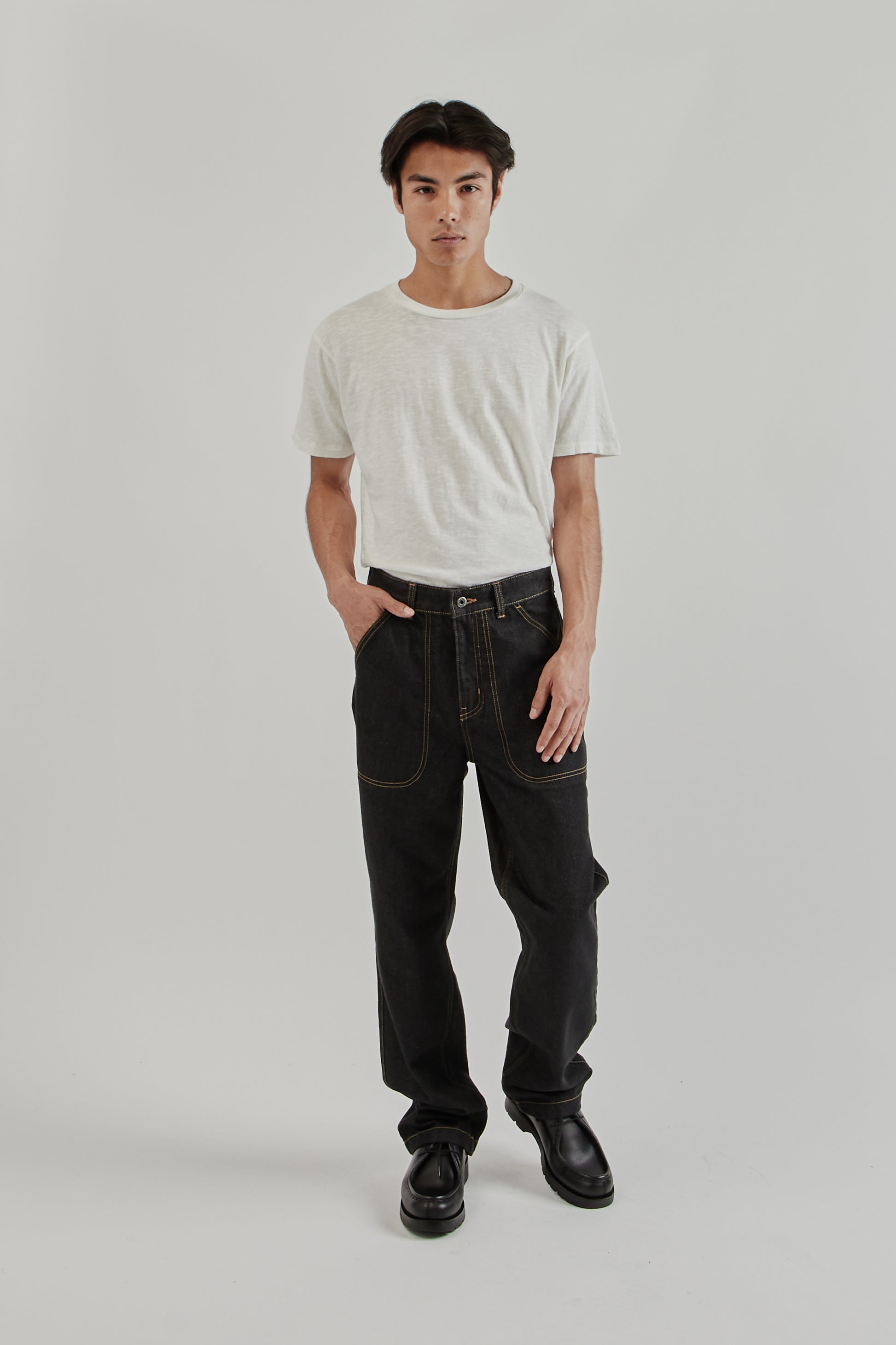 Frizmworks SS25 CP Wide Denim Pants Black 6