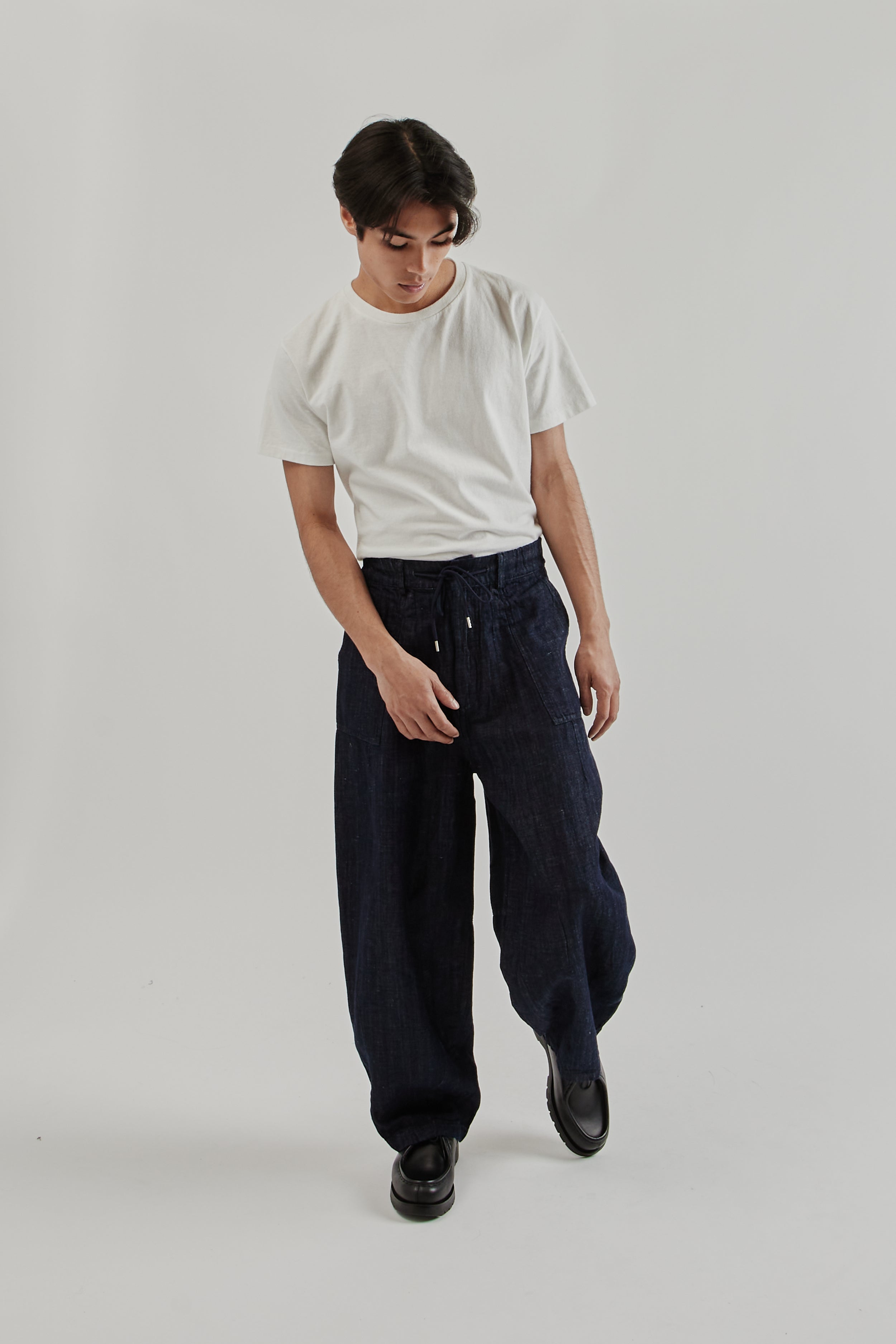 Frizmworks Denim Balloon Pants - Indigo | Wallace Mercantile