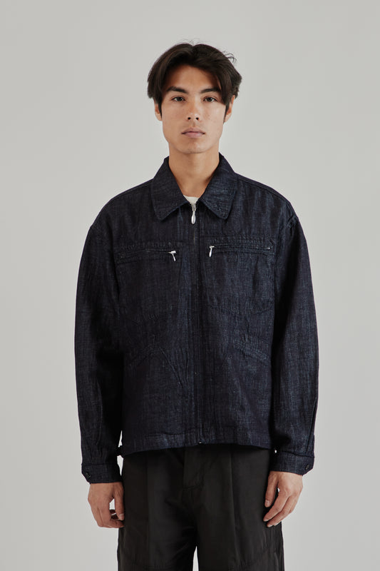 Frizmworks SS25 JW Line Swing Top Indigo 1