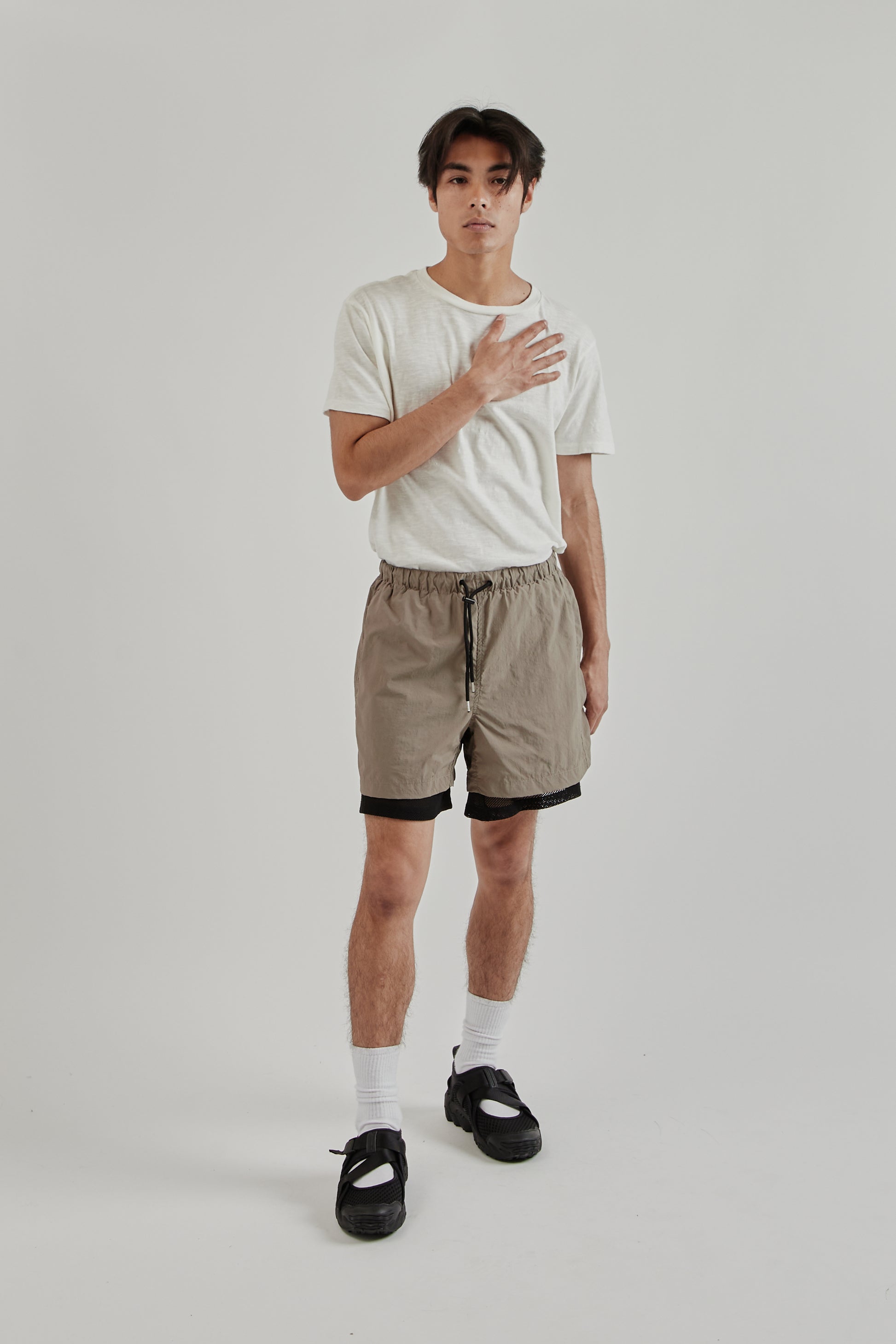 Frizmworks SS25 Mondrian Light Shorts Mud 10