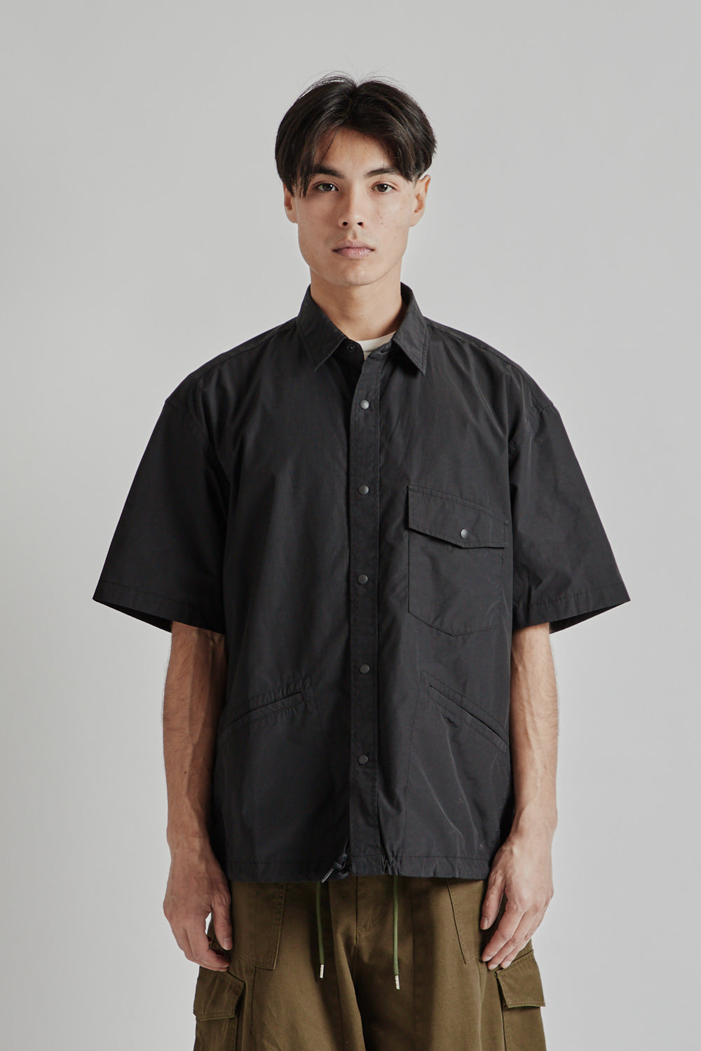 Frizmworks SS25 Nyco Half Coach Jacket Black 01