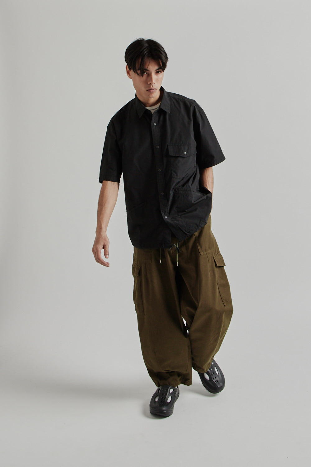 Frizmworks SS25 Nyco Half Coach Jacket Black 016