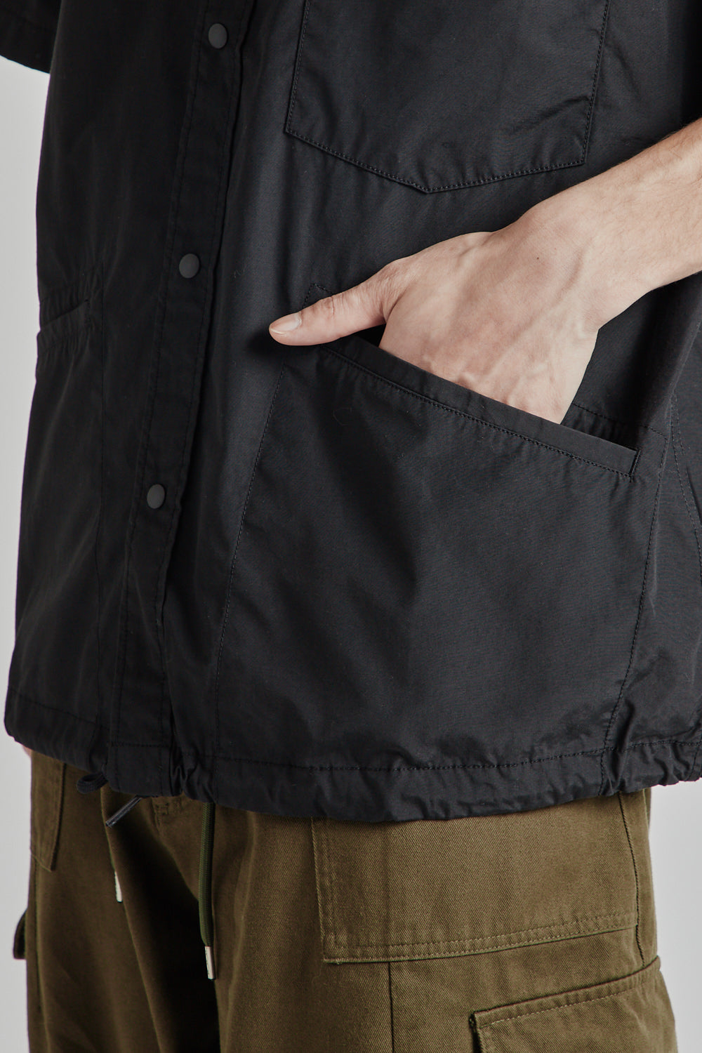 Frizmworks SS25 Nyco Half Coach Jacket Black 08