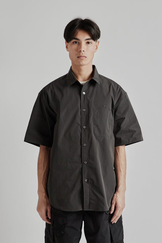 Frizmworks SS25 OG Poplin Oversized Shirt Charcoal 02