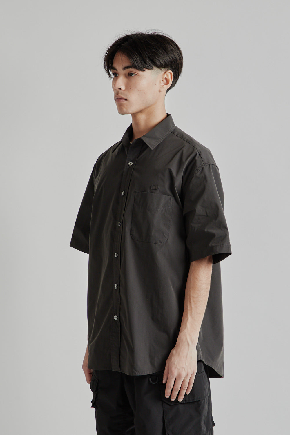 Frizmworks SS25 OG Poplin Oversized Shirt Charcoal 03