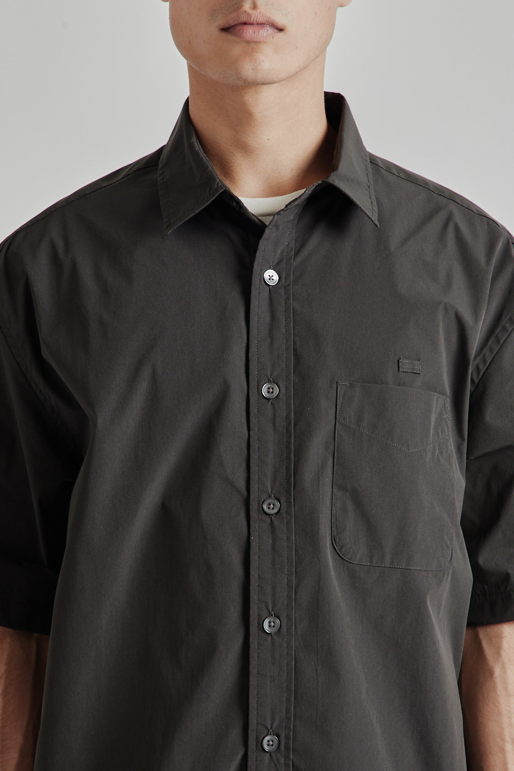 Frizmworks SS25 OG Poplin Oversized Shirt Charcoal 06