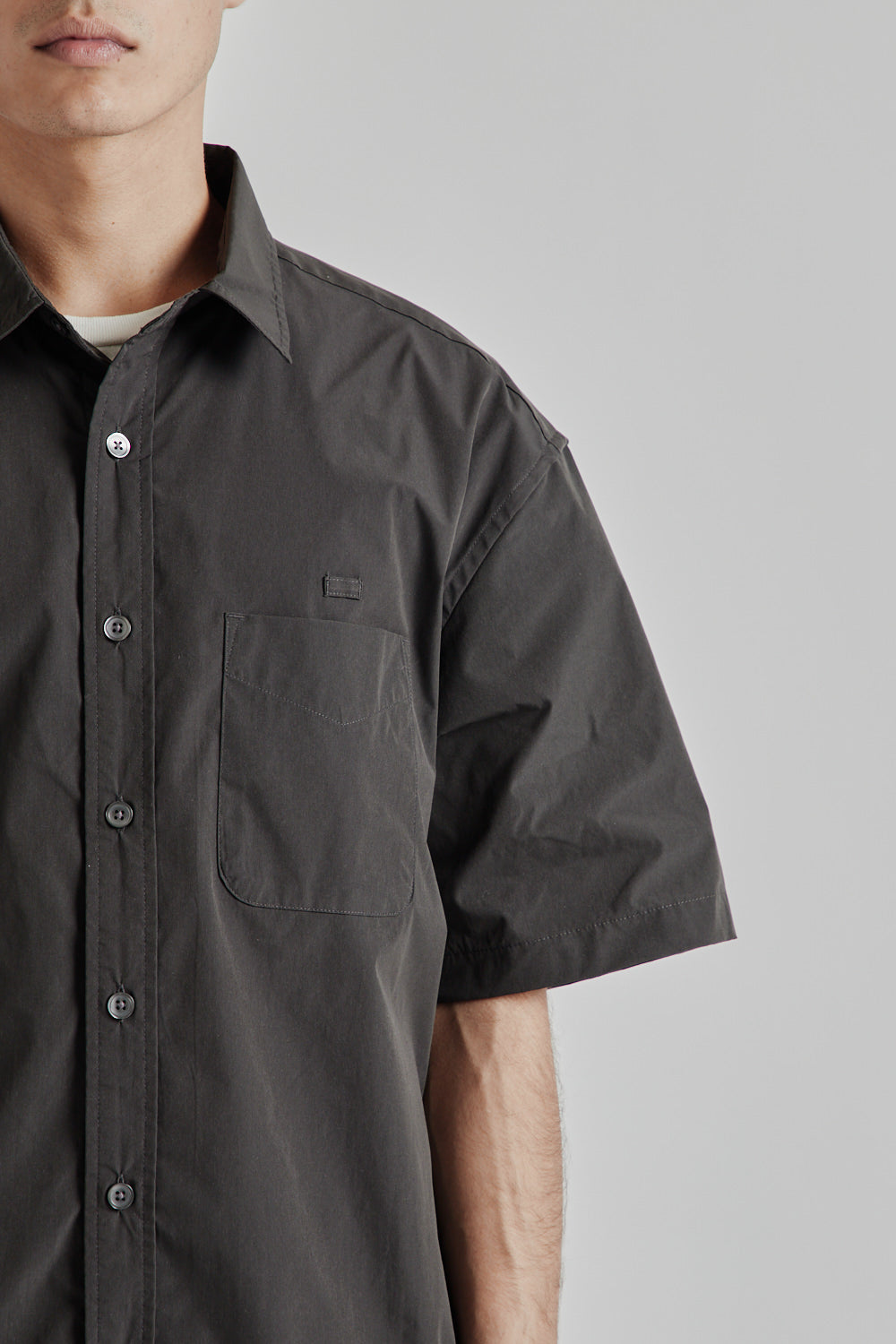 Frizmworks SS25 OG Poplin Oversized Shirt Charcoal 07