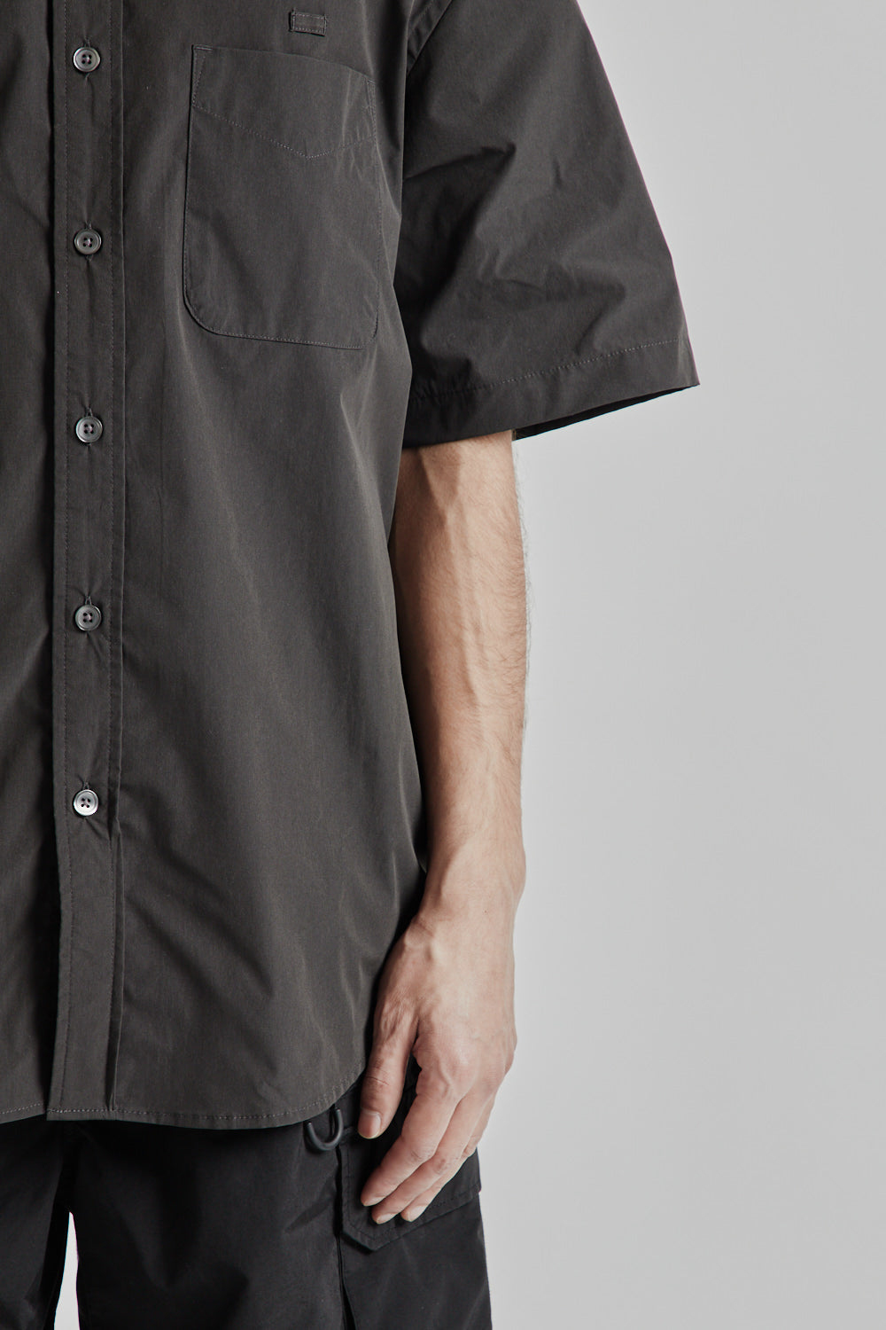 Frizmworks SS25 OG Poplin Oversized Shirt Charcoal 08