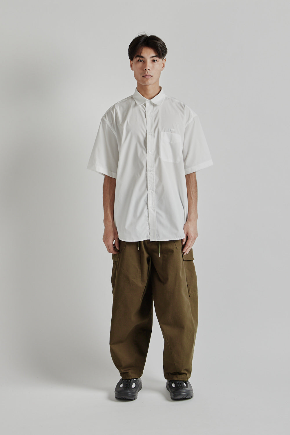 Frizmworks SS25 OG Poplin Oversized Shirt White 01