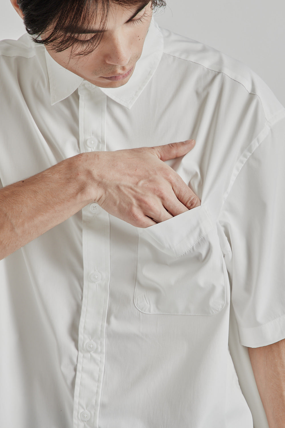 Frizmworks SS25 OG Poplin Oversized Shirt White 09