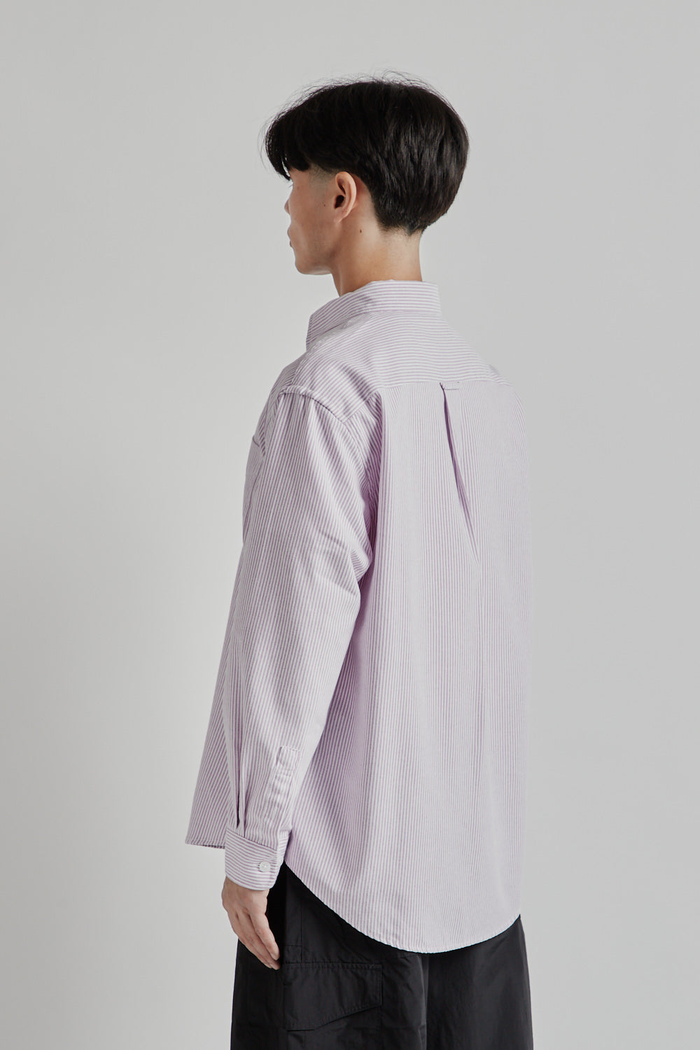 Frizmworks SS25 OG Stripe Oversized Shirt Purple 04