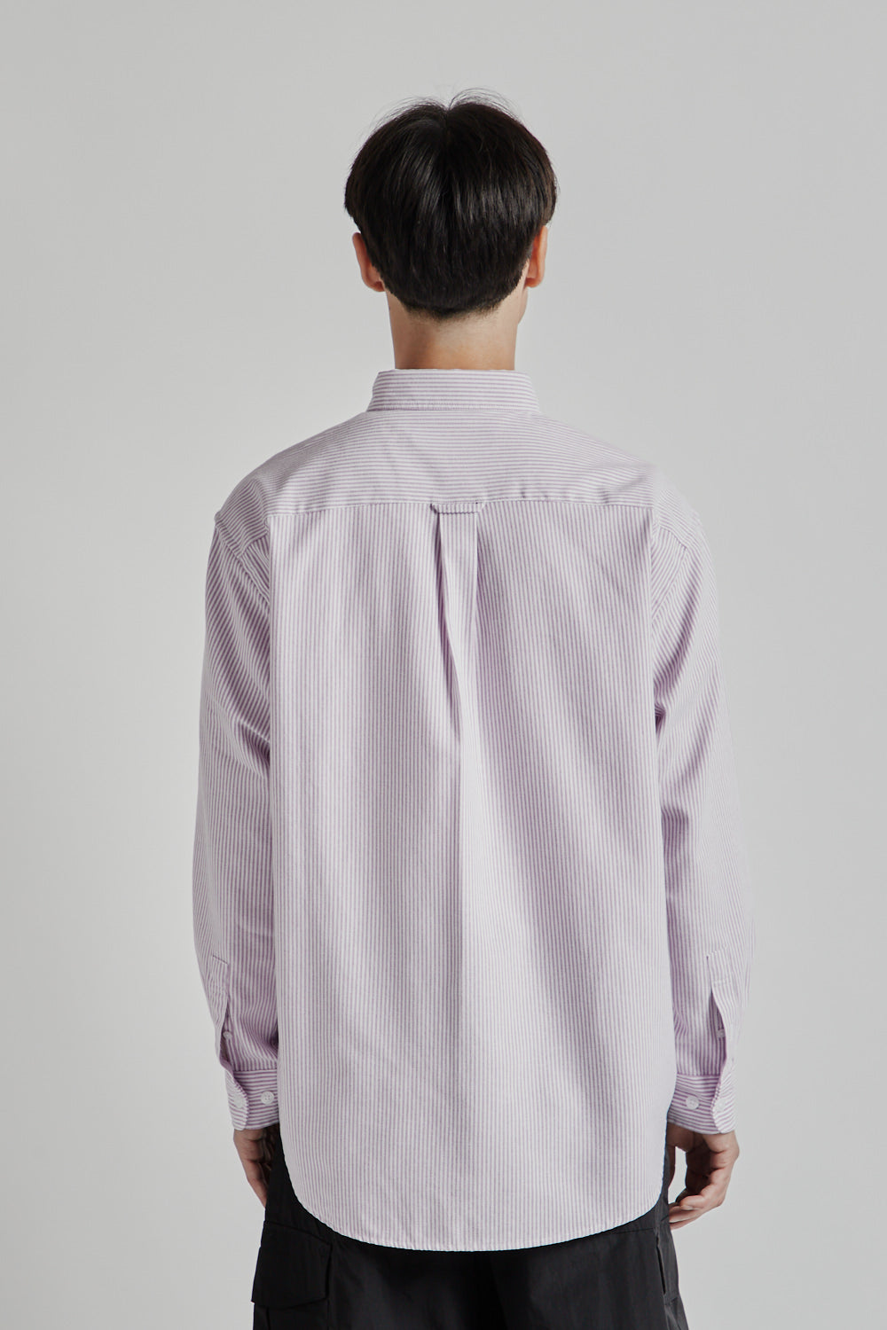 Frizmworks SS25 OG Stripe Oversized Shirt Purple 05
