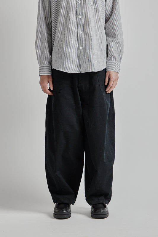 Frizmworks SS25 Twill Balloon Pants Black 02