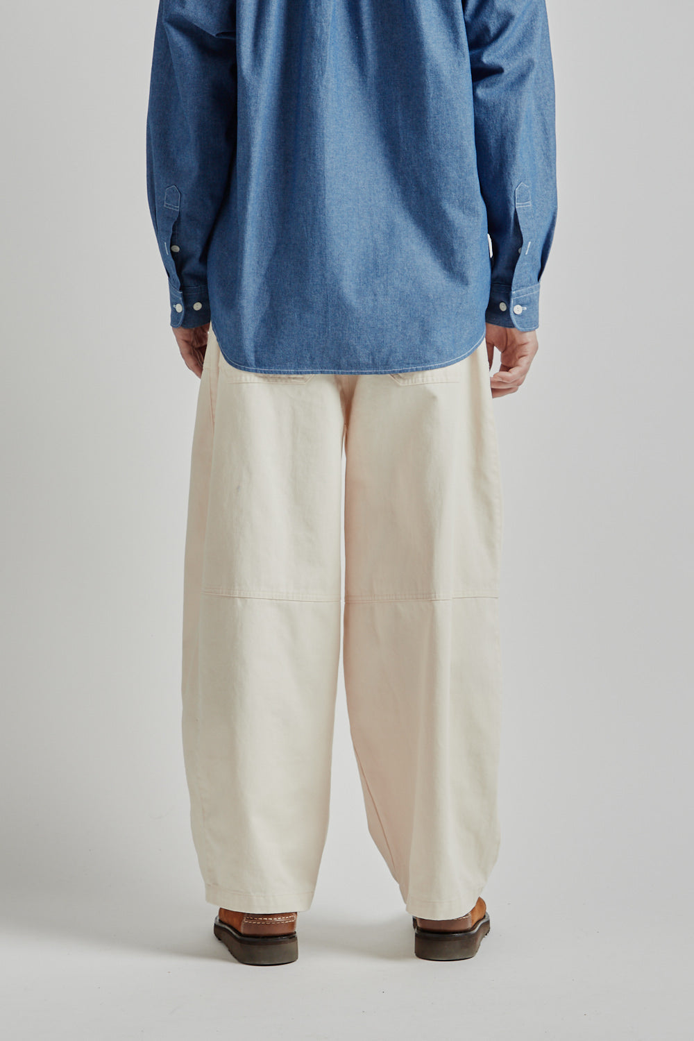 Frizmworks SS25 Twill Balloon Pants Ivory 04
