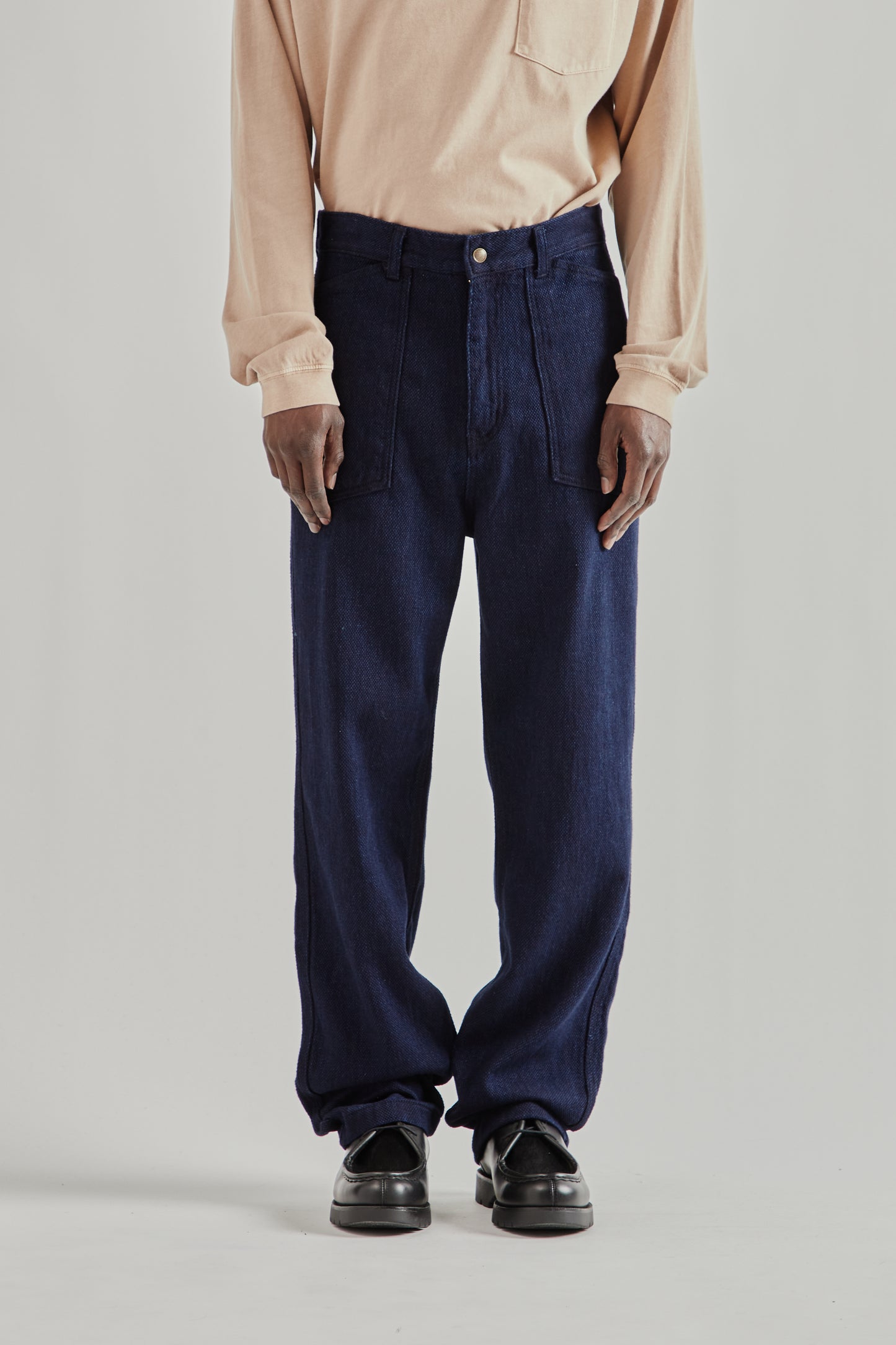 Frizmworks SS26 Army Denim Fatigue Pants Sashiko Denim5141