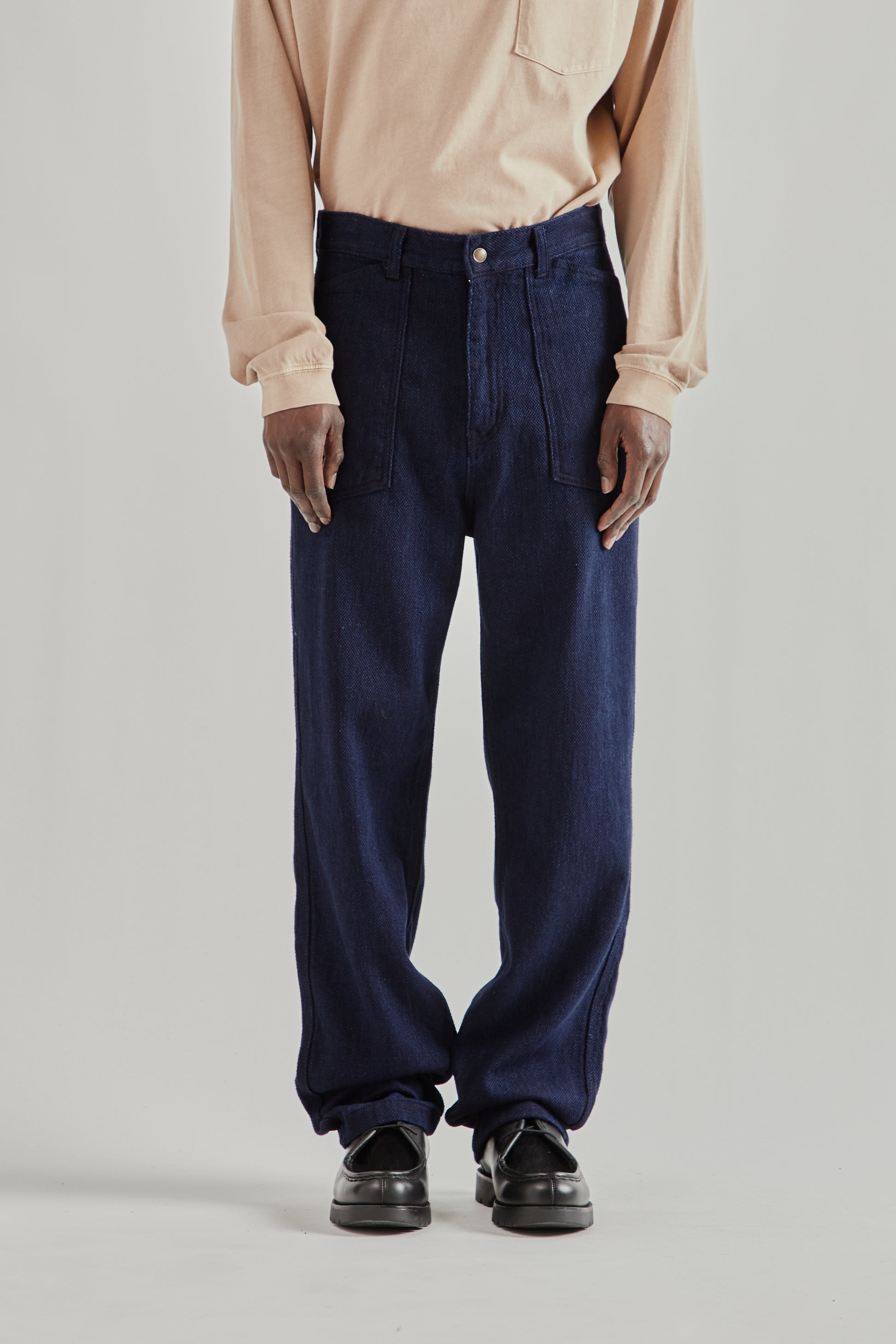 Frizmworks SS26 Army Denim Fatigue Pants Sashiko Denim5141