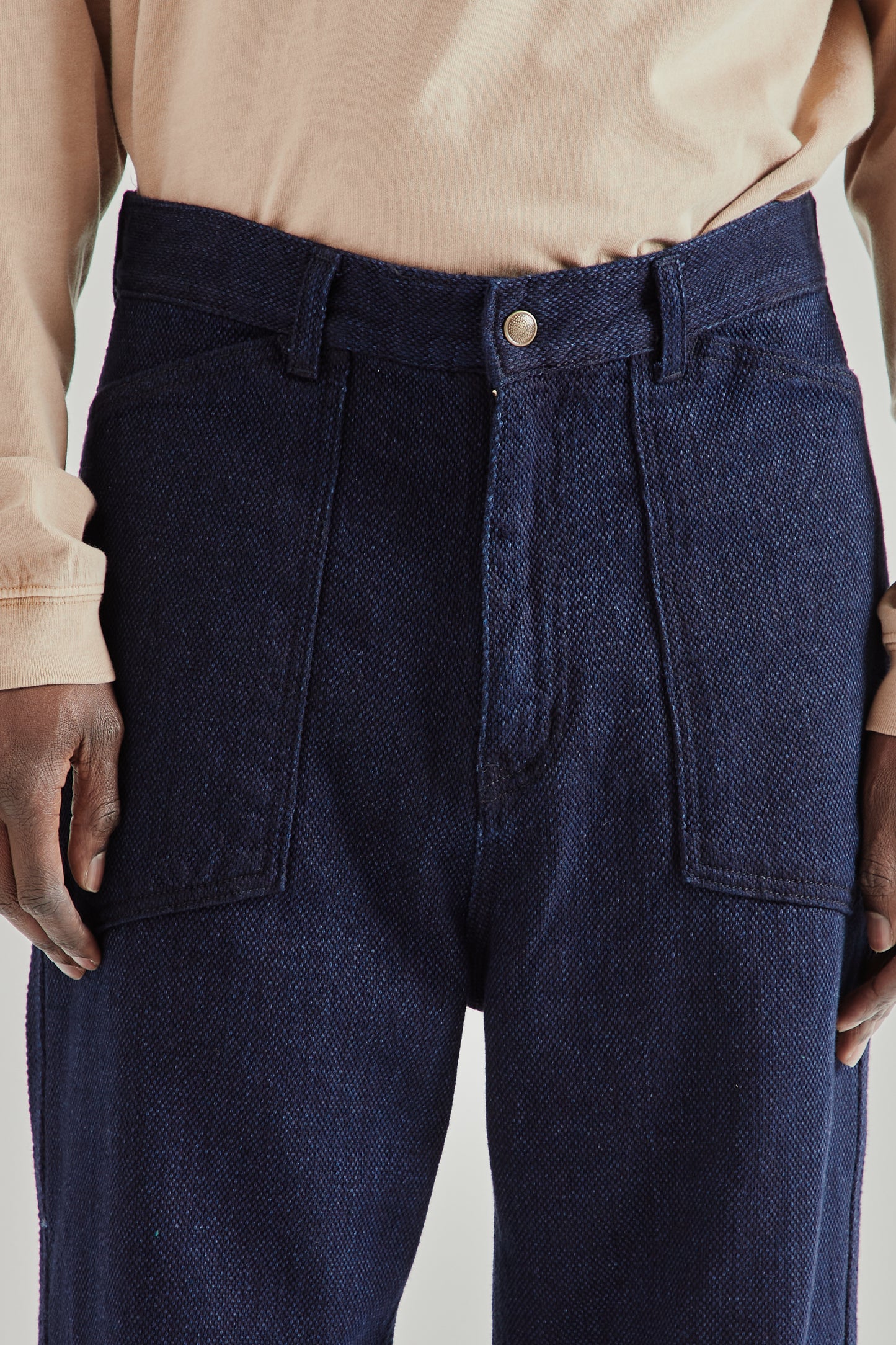 Frizmworks SS26 Army Denim Fatigue Pants Sashiko Denim5152