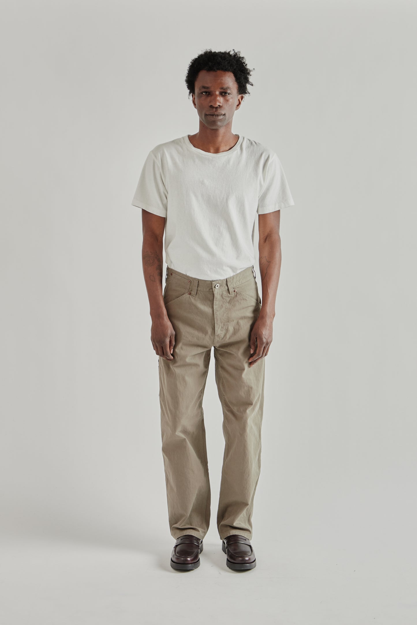 Frizmworks SS26 CN Essential Work Pants Olive Gray 1