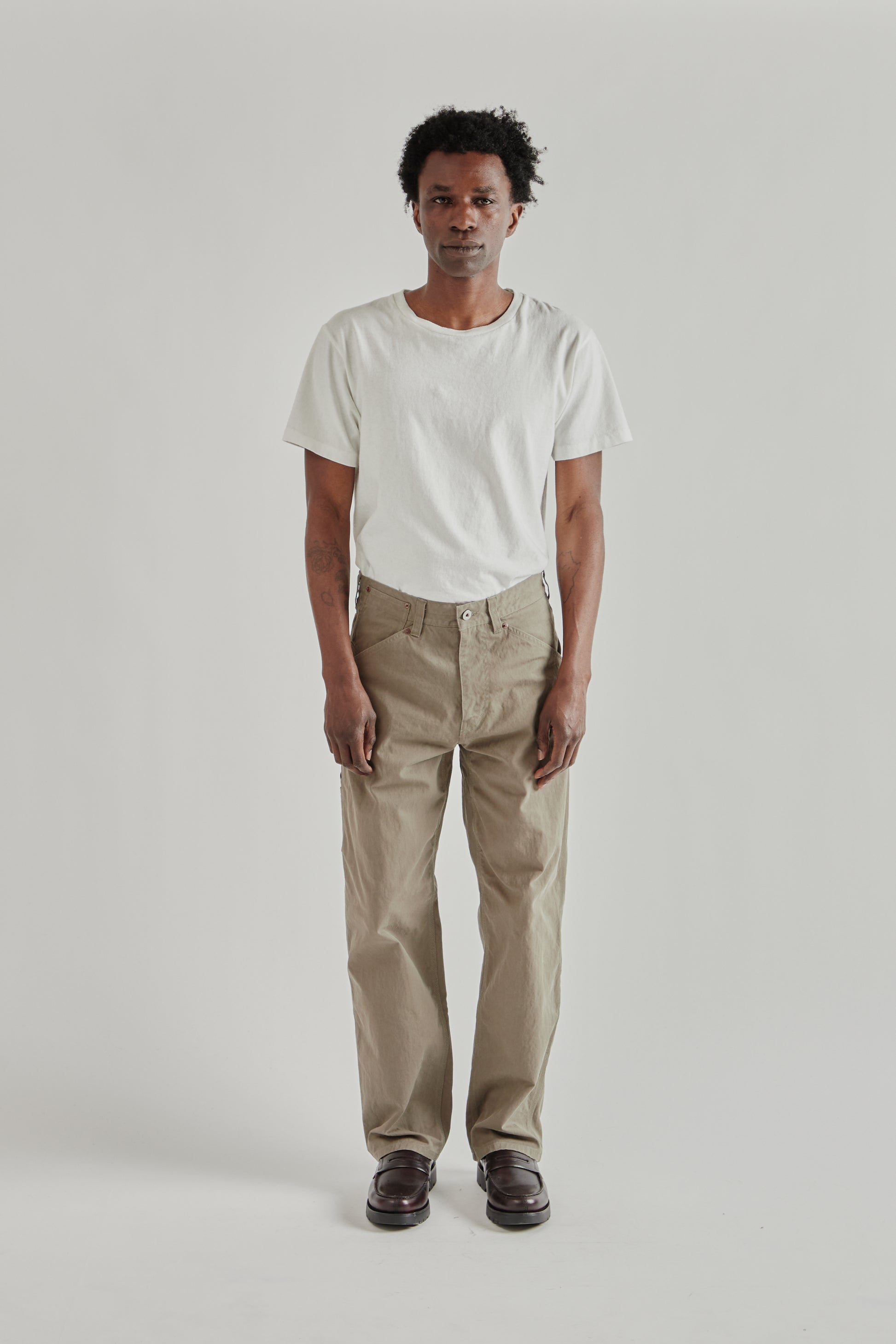 Frizmworks SS26 CN Essential Work Pants Olive Gray 1