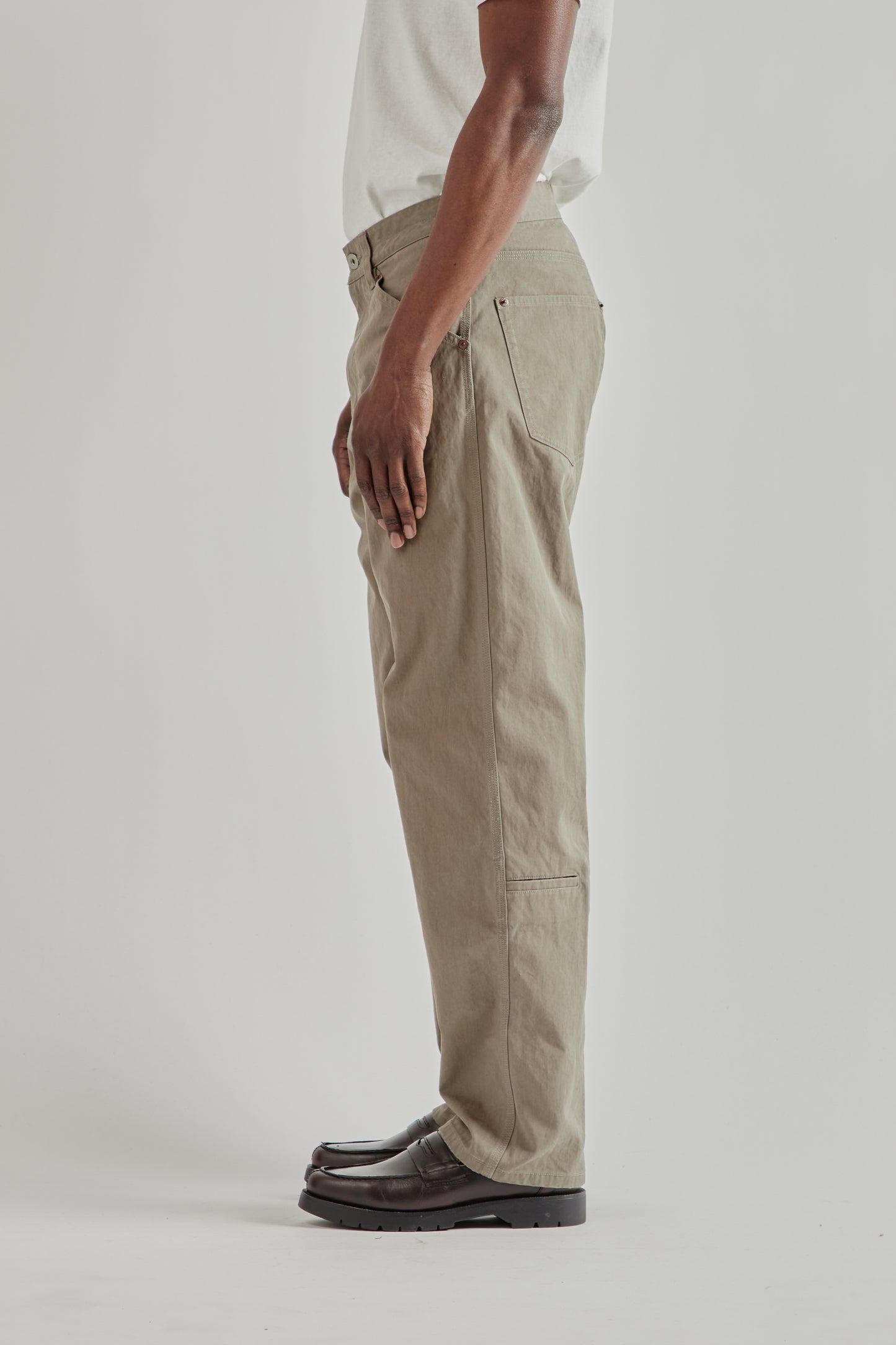 Frizmworks SS26 CN Essential Work Pants Olive Gray 3