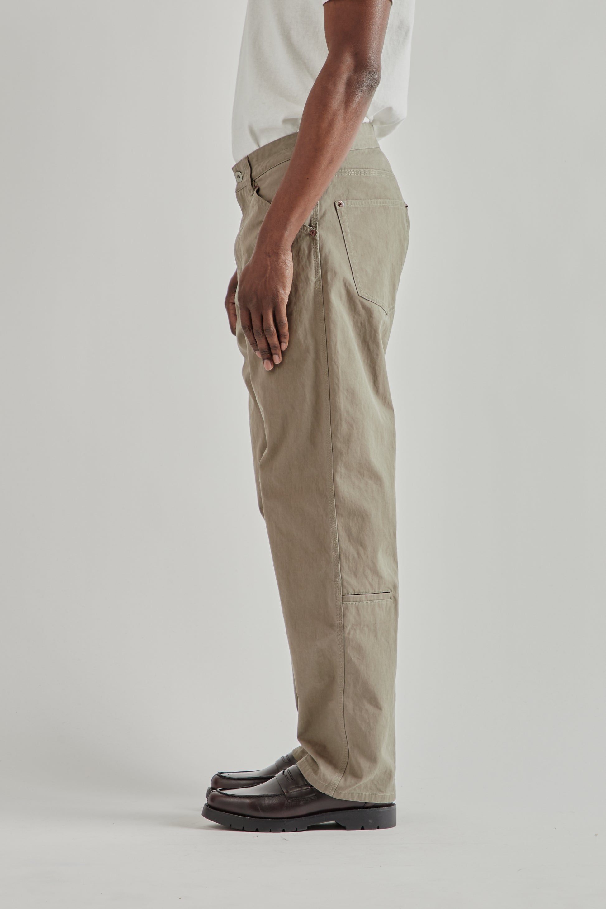 Frizmworks SS26 CN Essential Work Pants Olive Gray 3
