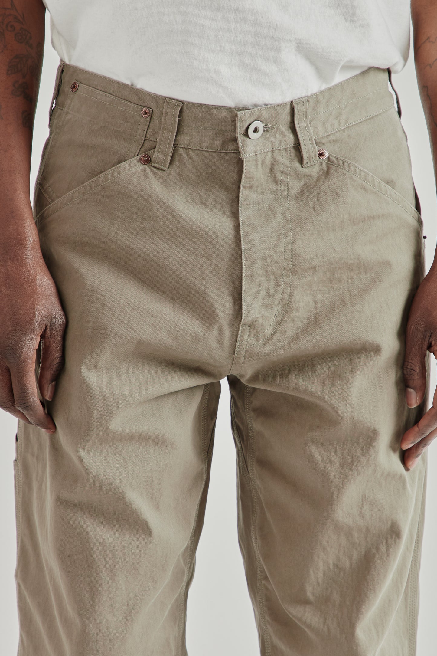 Frizmworks SS26 CN Essential Work Pants Olive Gray 6