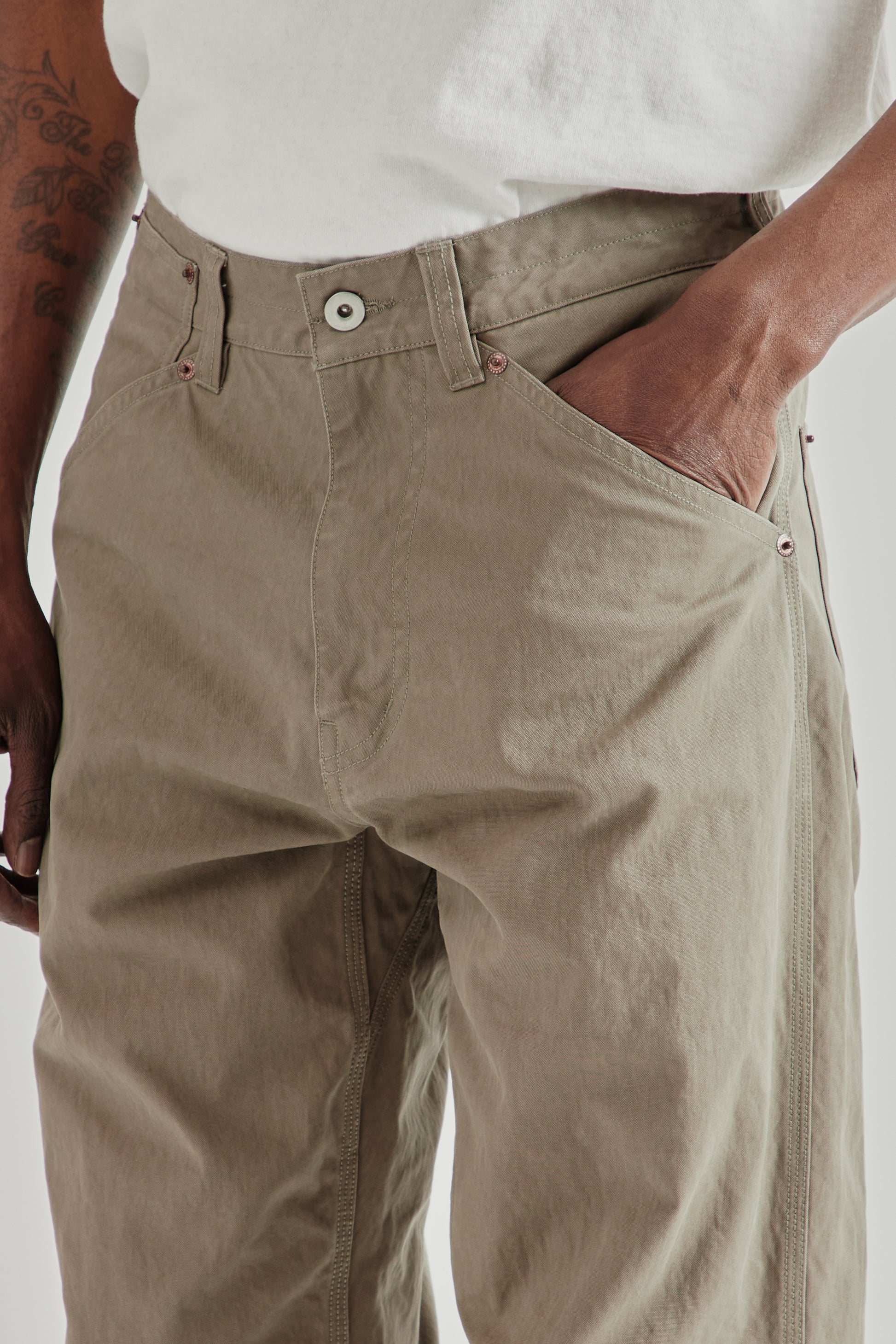 Frizmworks SS26 CN Essential Work Pants Olive Gray 7