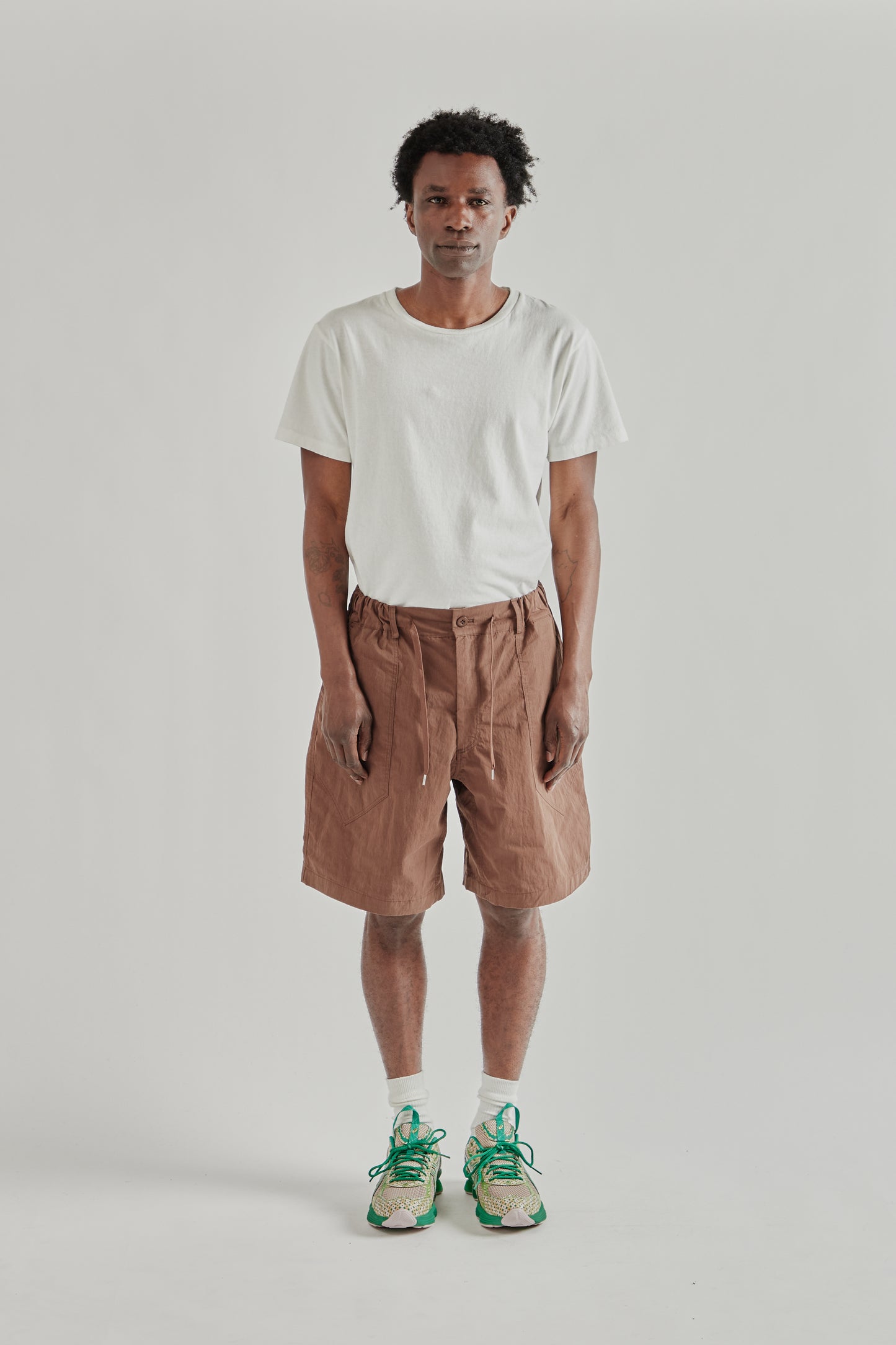 Frizmworks SS26 CN Nib Fatigue Shorts Brown5219