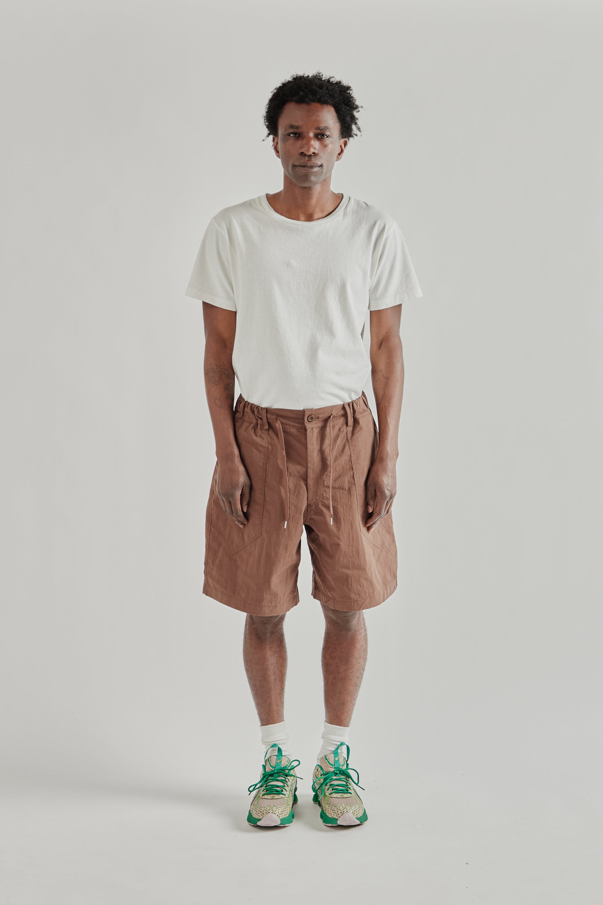Frizmworks SS26 CN Nib Fatigue Shorts Brown5219