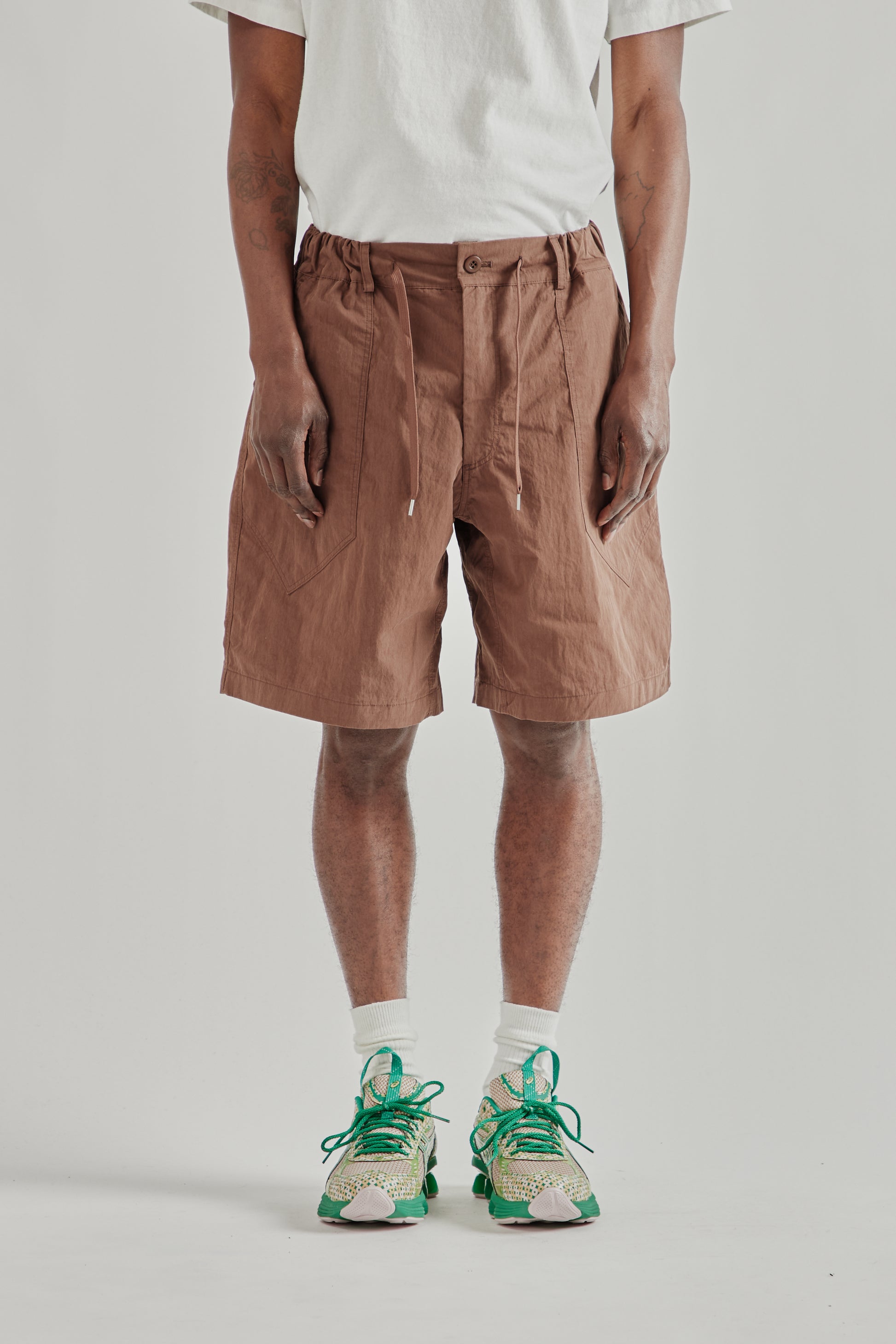 Frizmworks SS26 CN Nib Fatigue Shorts Brown5220