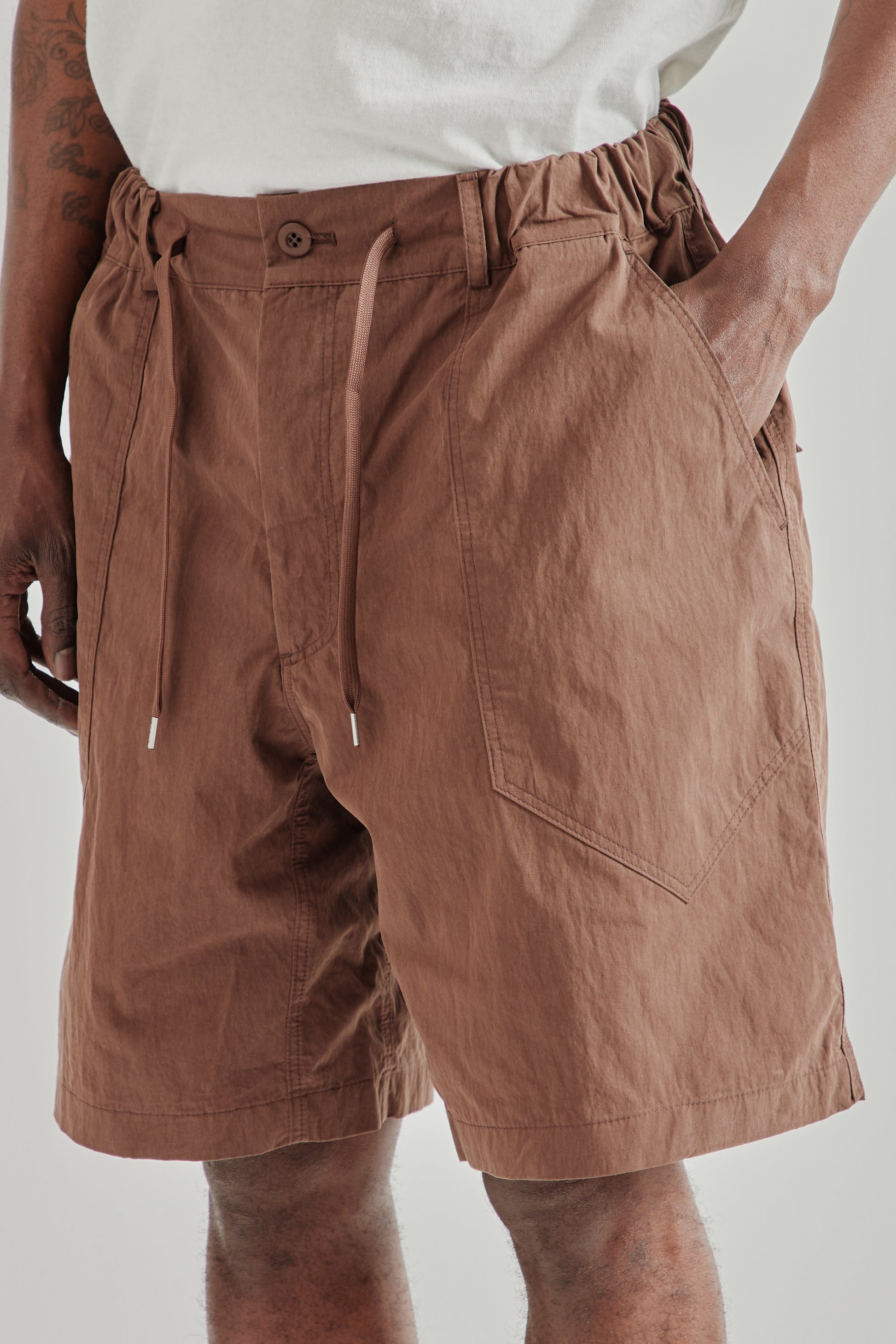 Frizmworks SS26 CN Nib Fatigue Shorts Brown5233