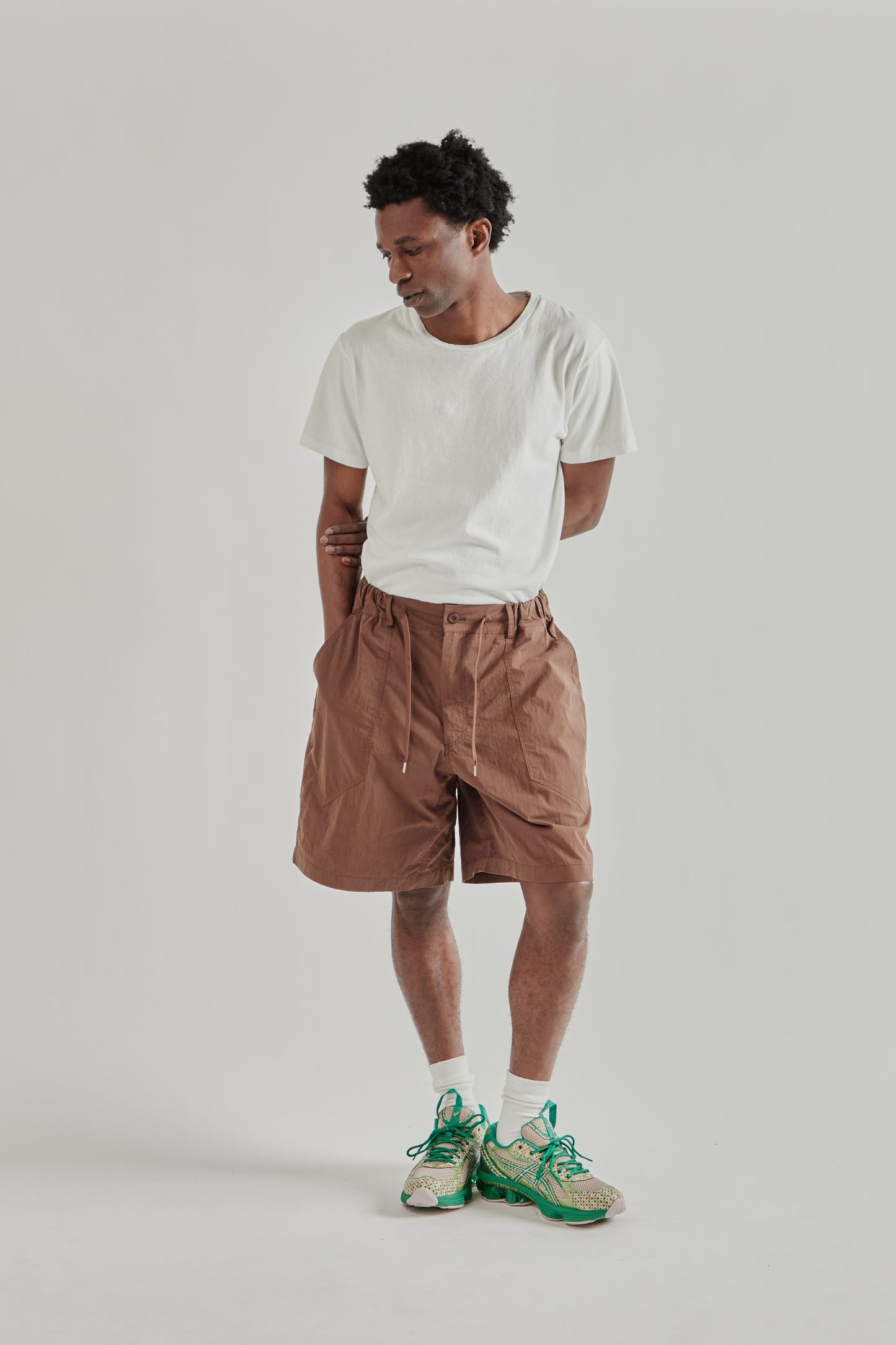 Frizmworks SS26 CN Nib Fatigue Shorts Brown5236